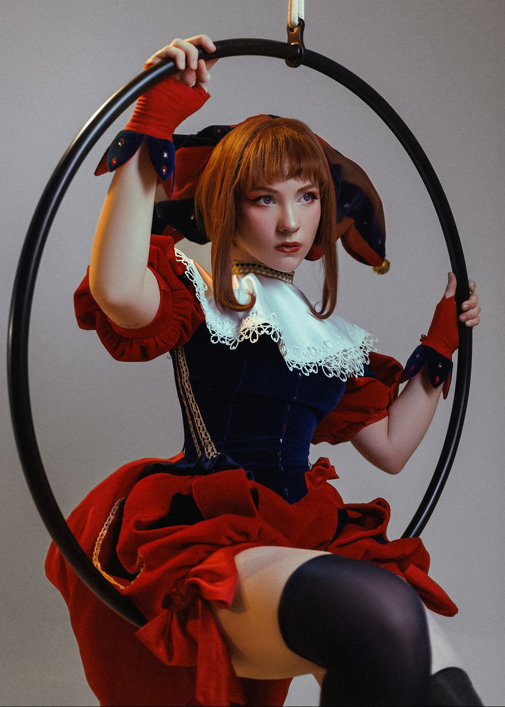 Digital Circus Jester Fantasy Pomni Cosplay Costume - Custom Made