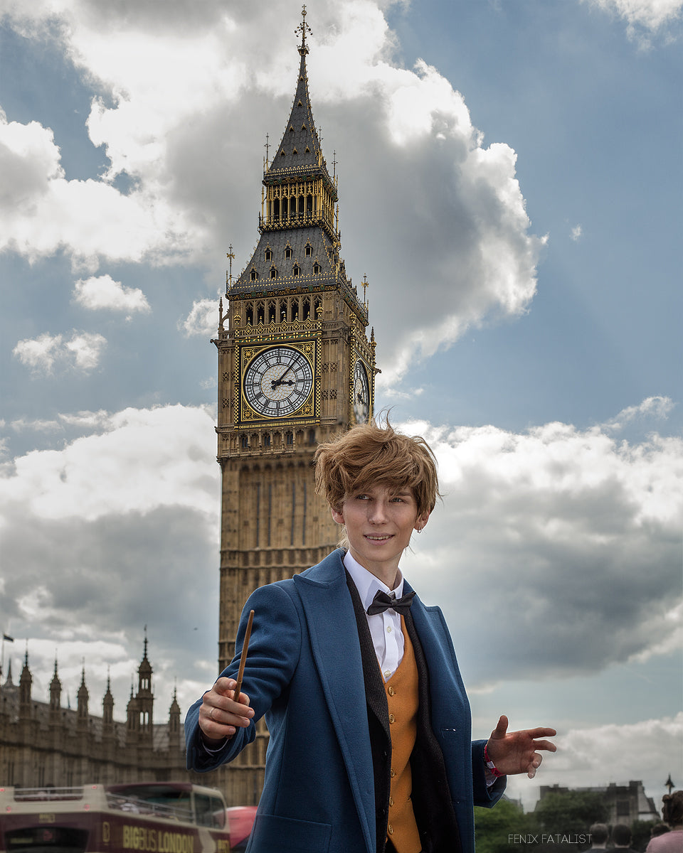 Harry Potter Newton Scamander Cosplay Costume In Stock FENINDOM LLC