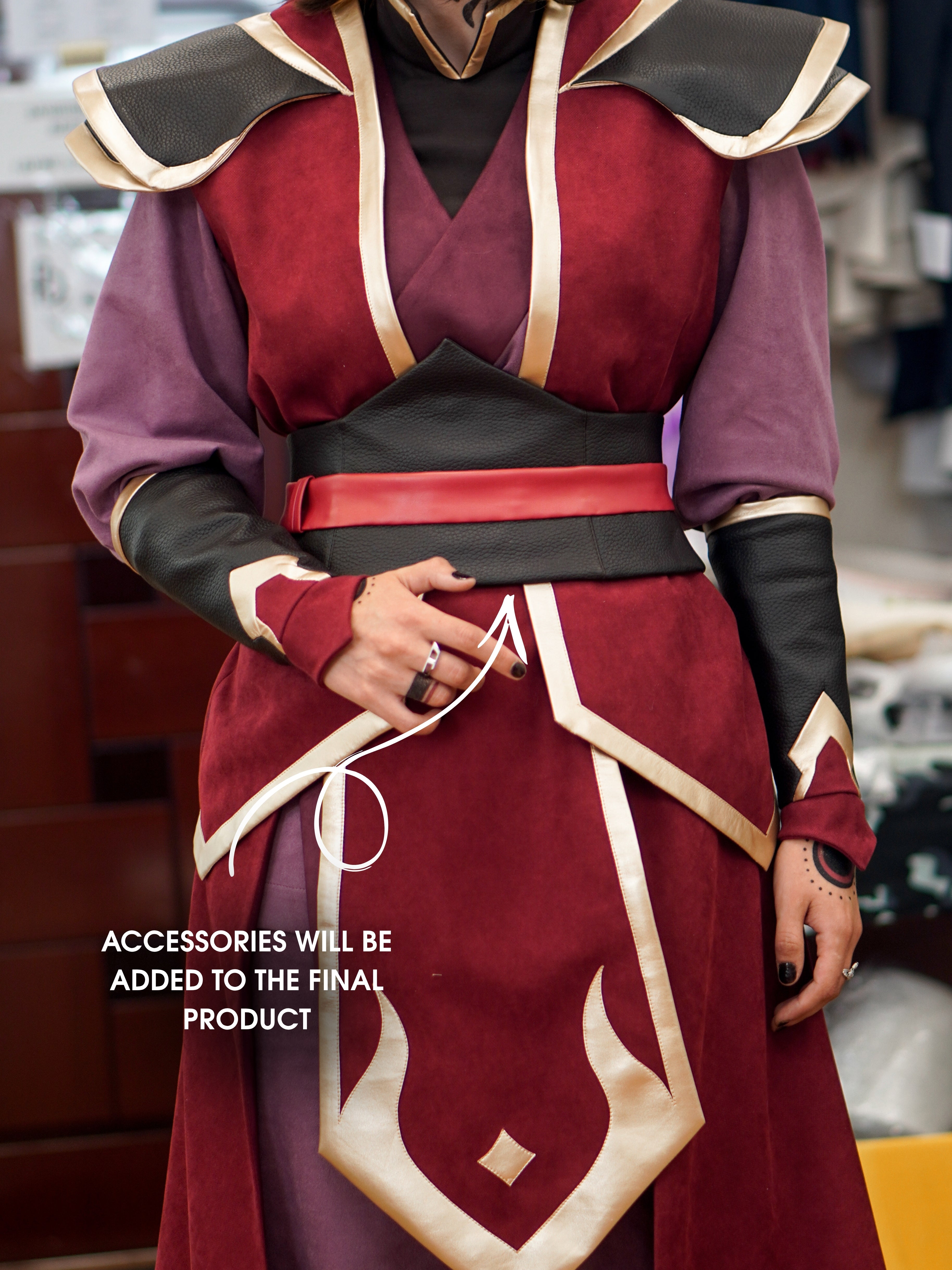 Zuko Fire Lord Avatar Aang the Last Airbender Cosplay Costume - Custom Made