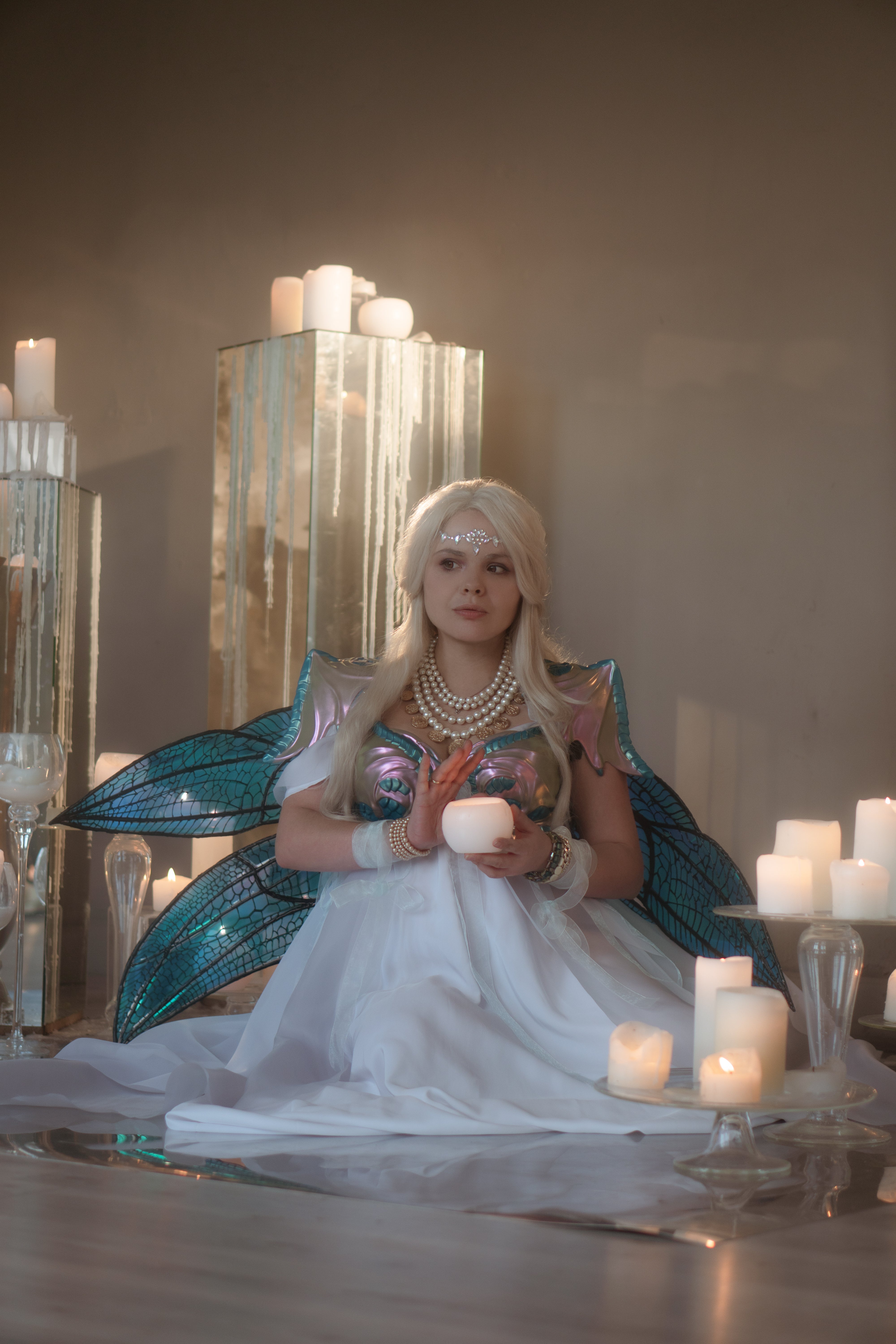 Mother Dragon Fantasy Costume Dress with Armor - Custom Made