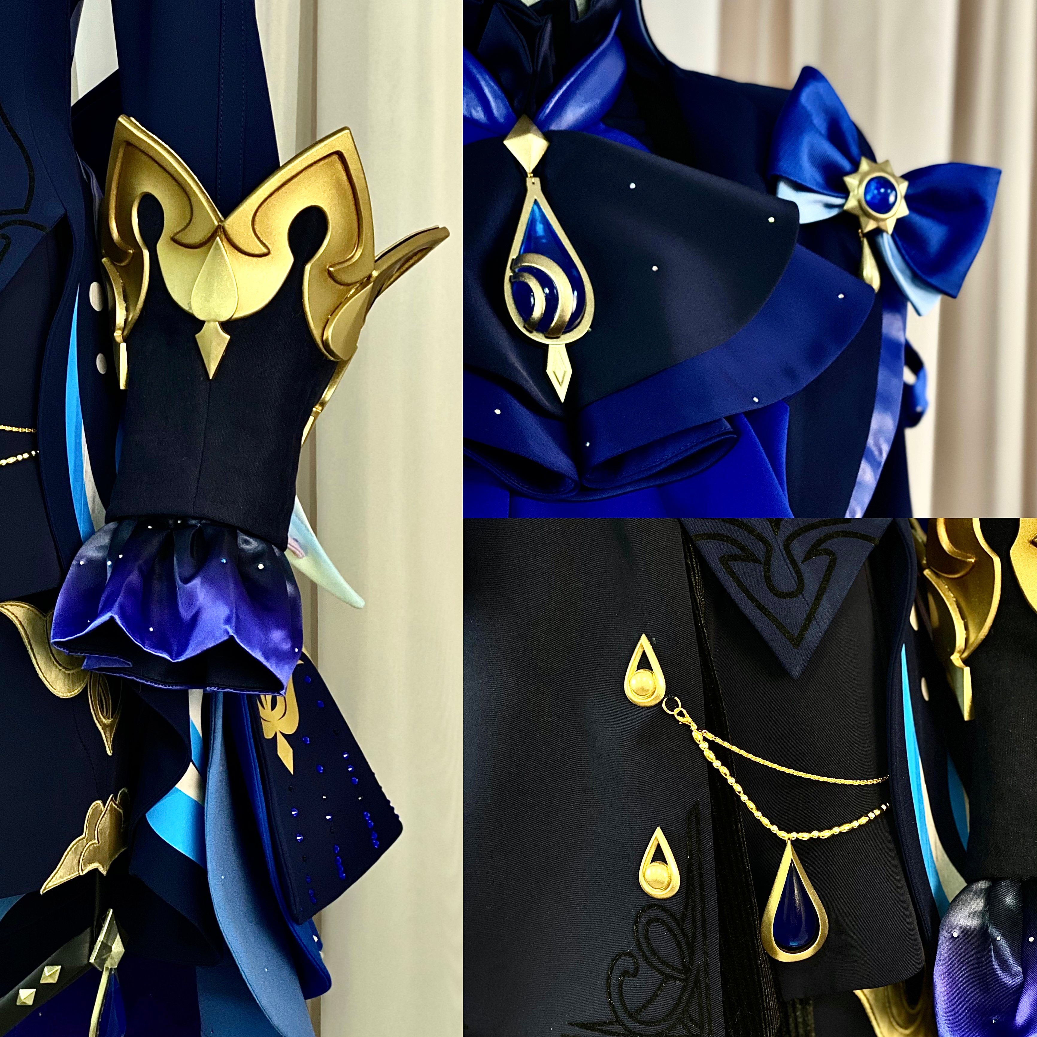 Furina Dark Version Cosplay Costume - Custom Made