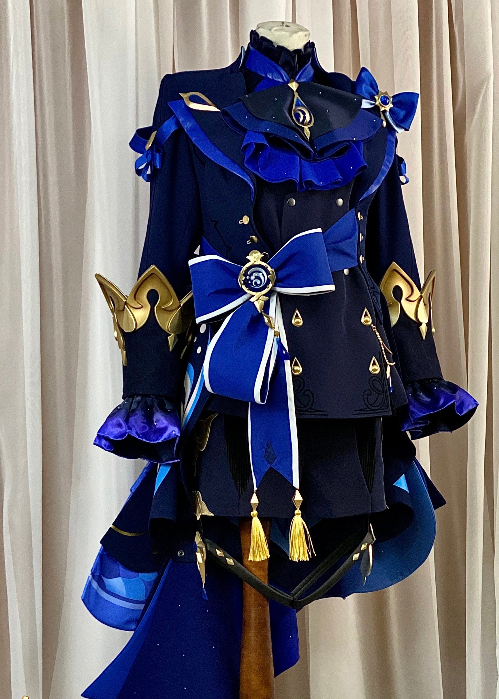 Furina Dark Version Cosplay Costume - Custom Made