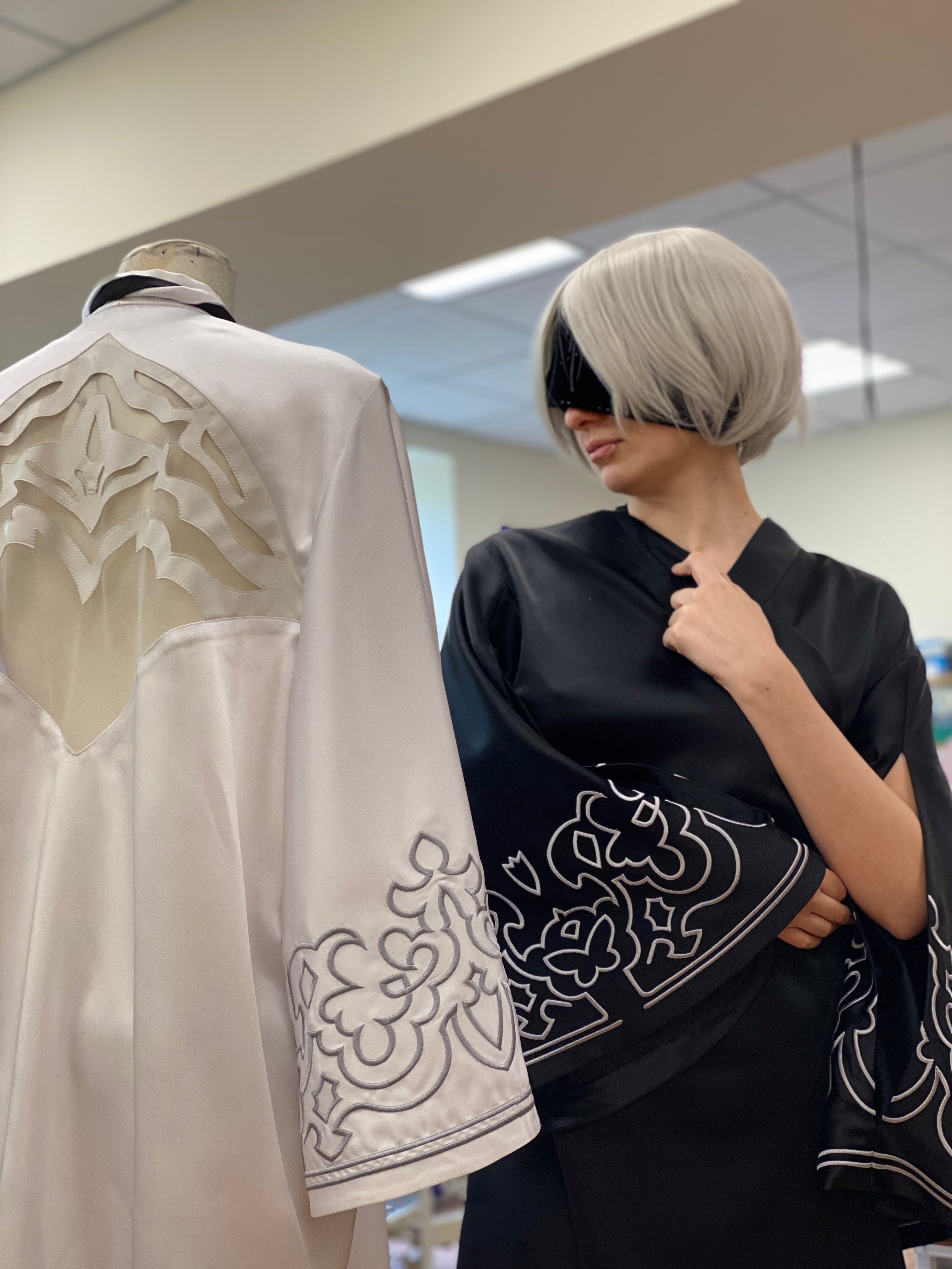 2B Robe Cosplay Costume