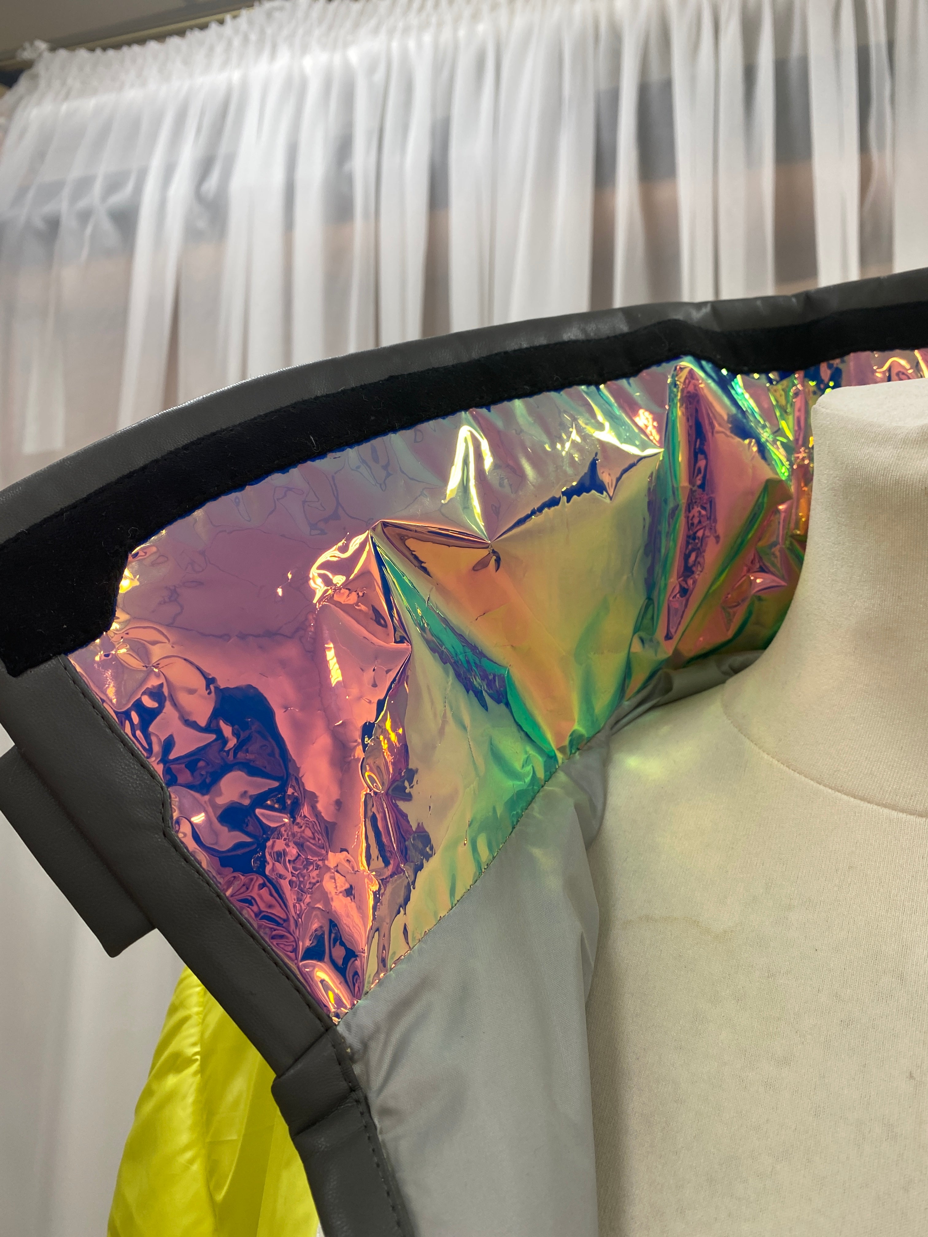 Cyberpunk Edgerunner David Martinez Cosplay Neon Medical Jacket - Custom Made