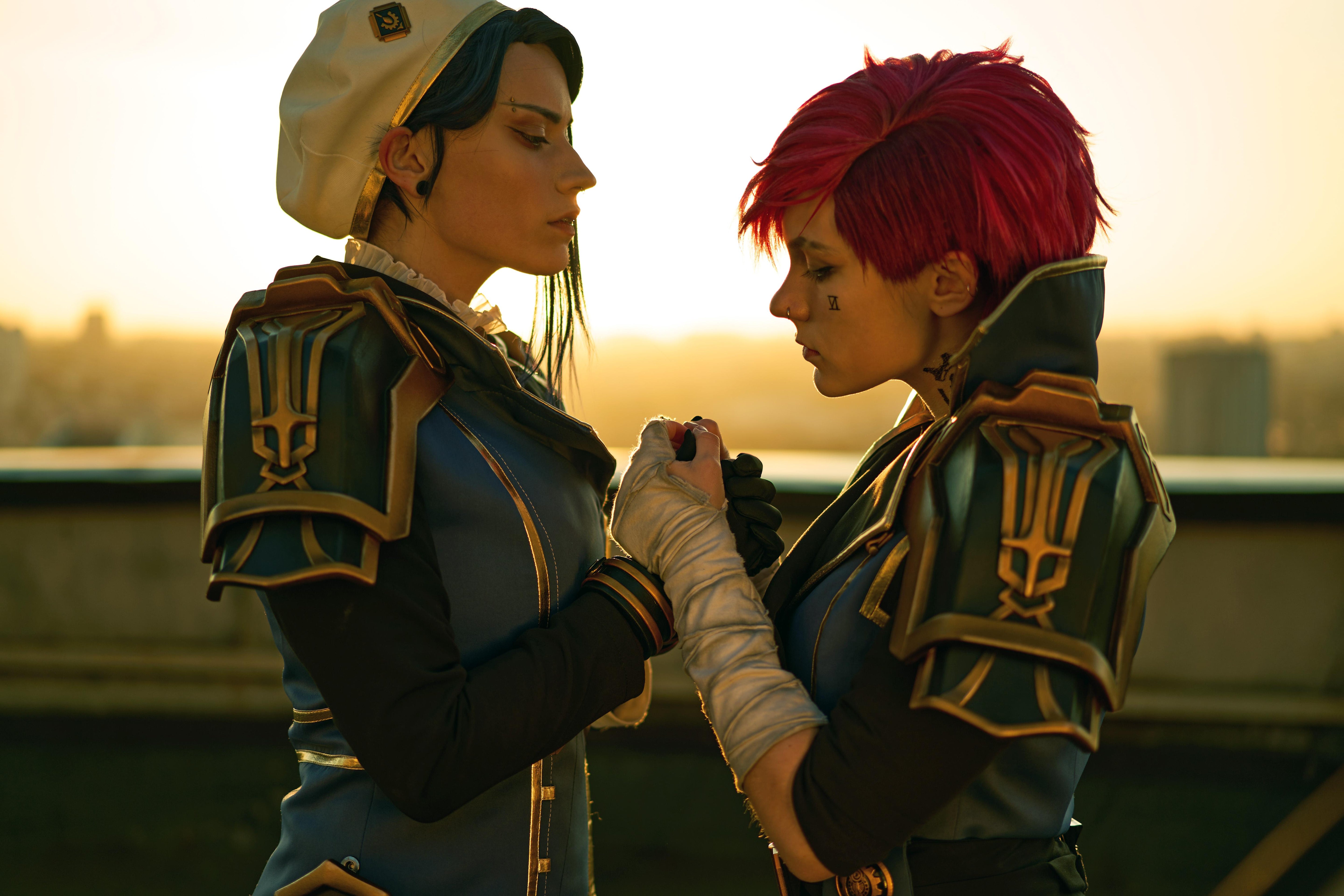 Vi Arcane 2 Cosplay Costume - Custom Made