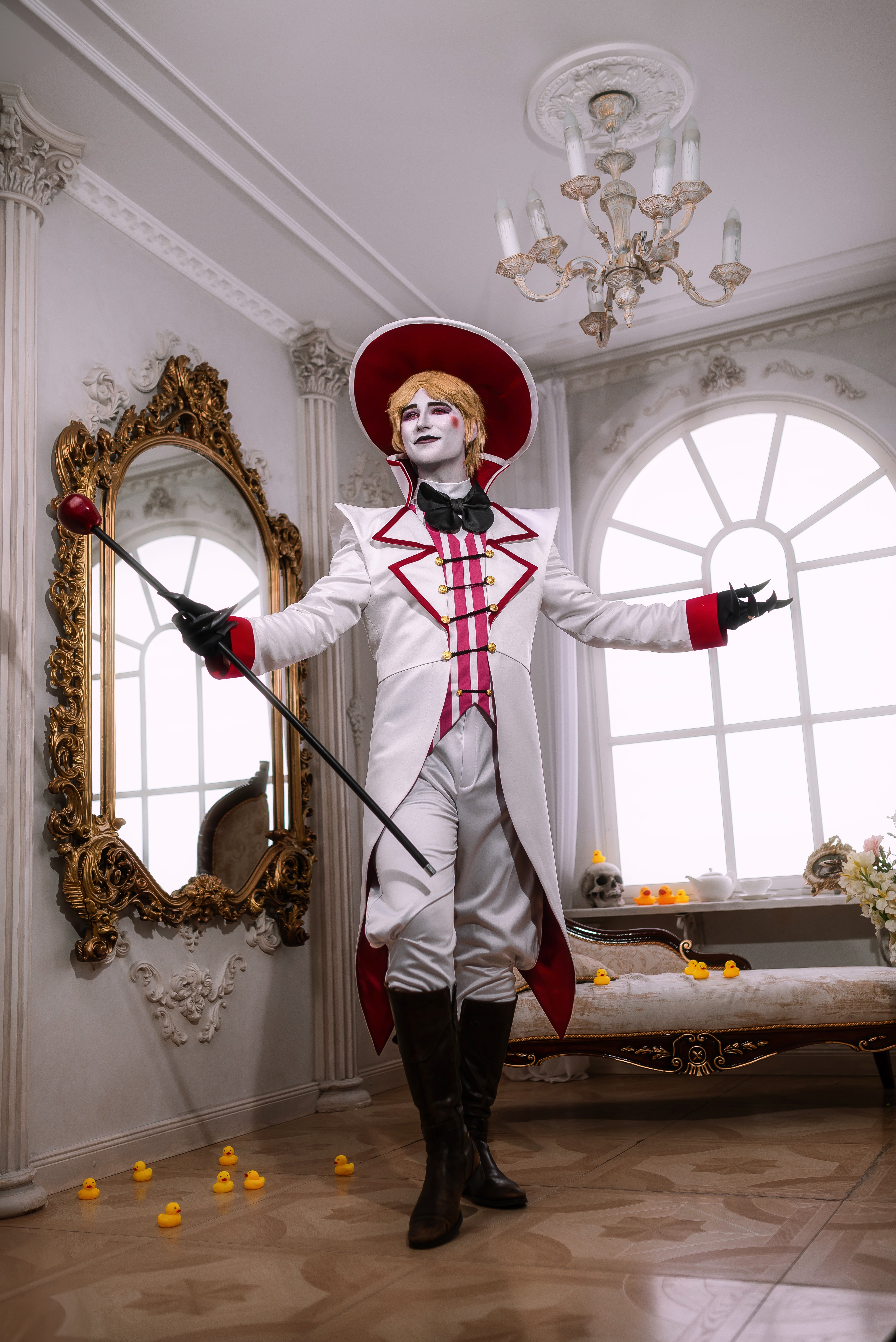 Hazbin Hotel Lucifer Morningstar Fallen Angel Cosplay Costume
