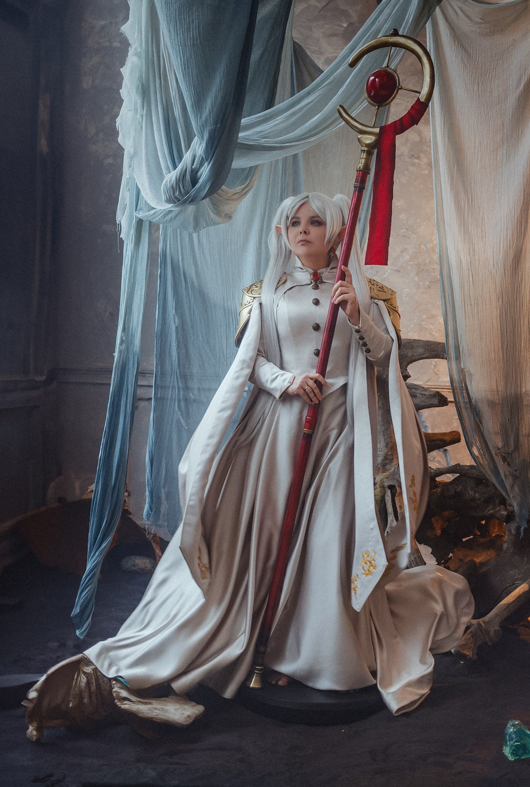 Fantasy Wizard Frieren Costume - Custom Made