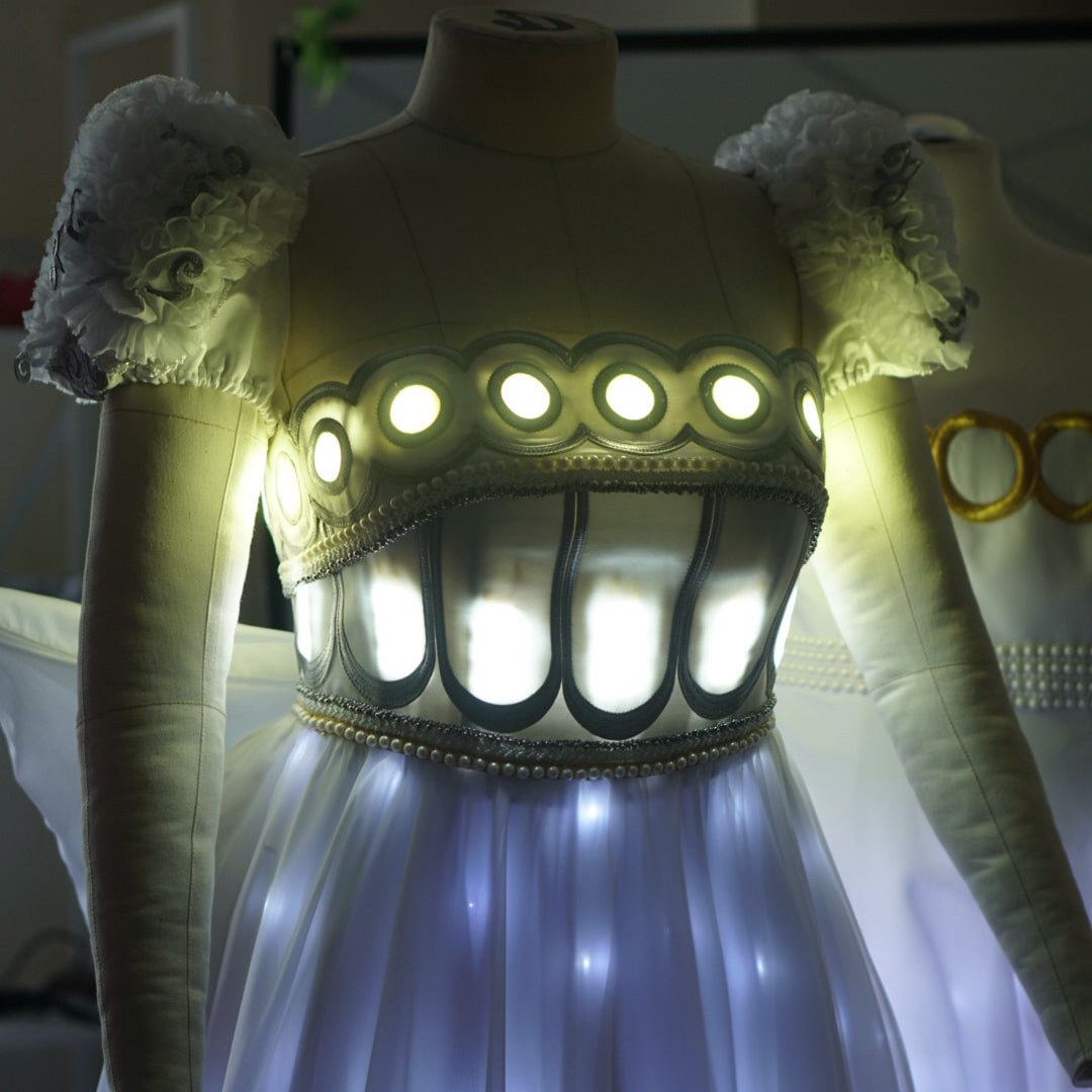 Sailor Serenity Cosplay Wedding Dress with LED - Custom Made