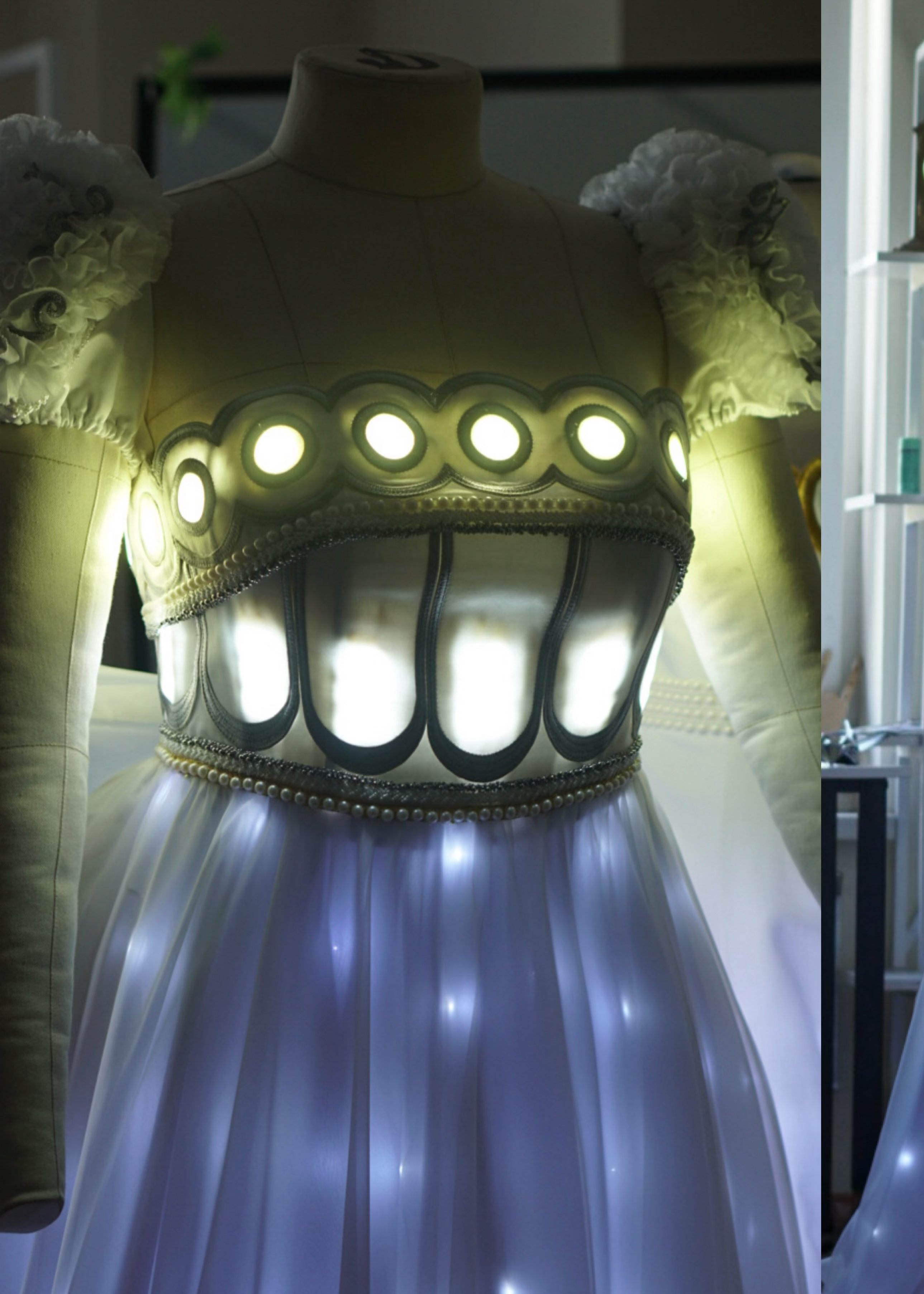 Sailor Serenity Cosplay Wedding Dress with LED - Custom Made