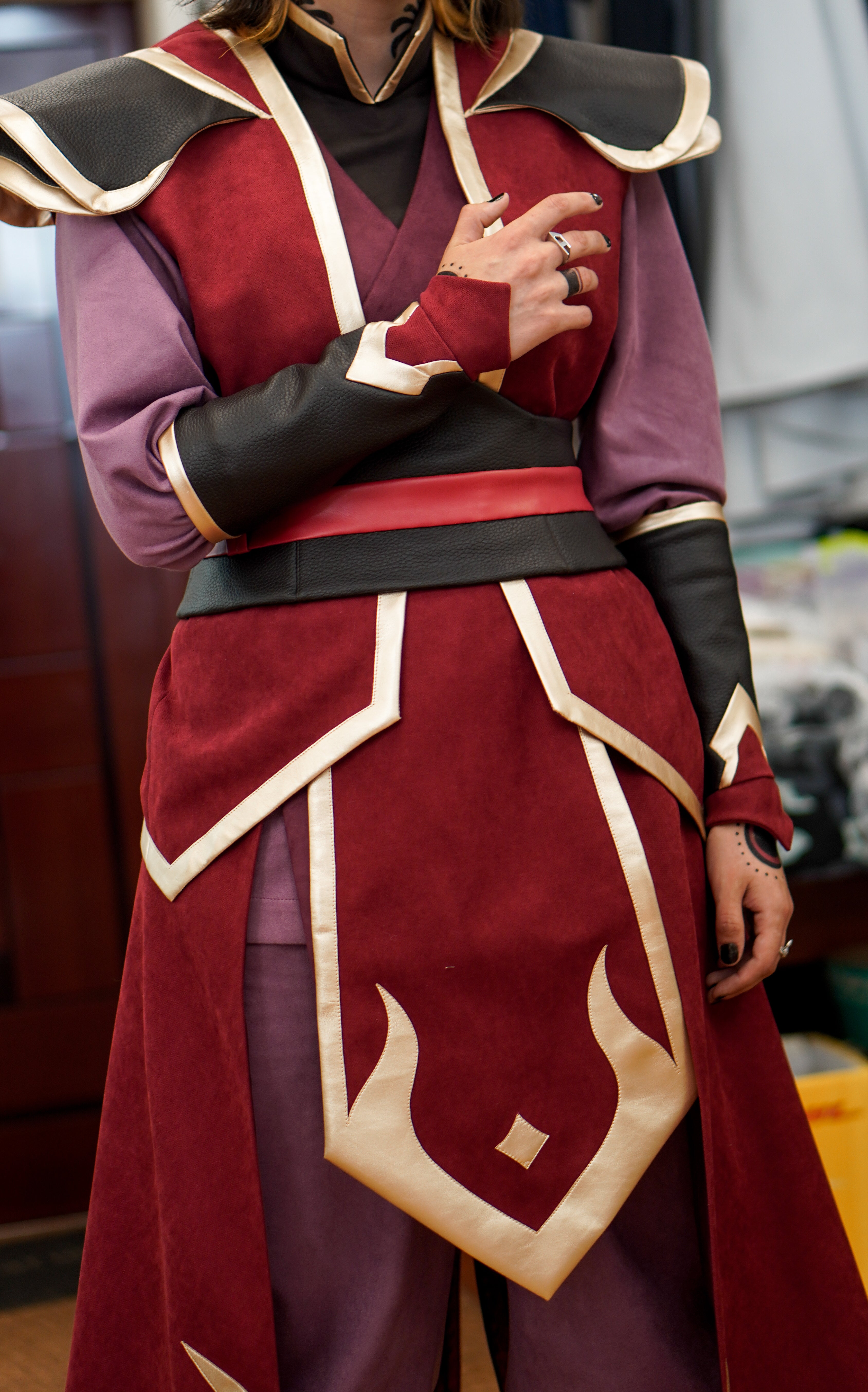 Zuko Fire Lord Avatar Aang the Last Airbender Cosplay Costume - Custom Made