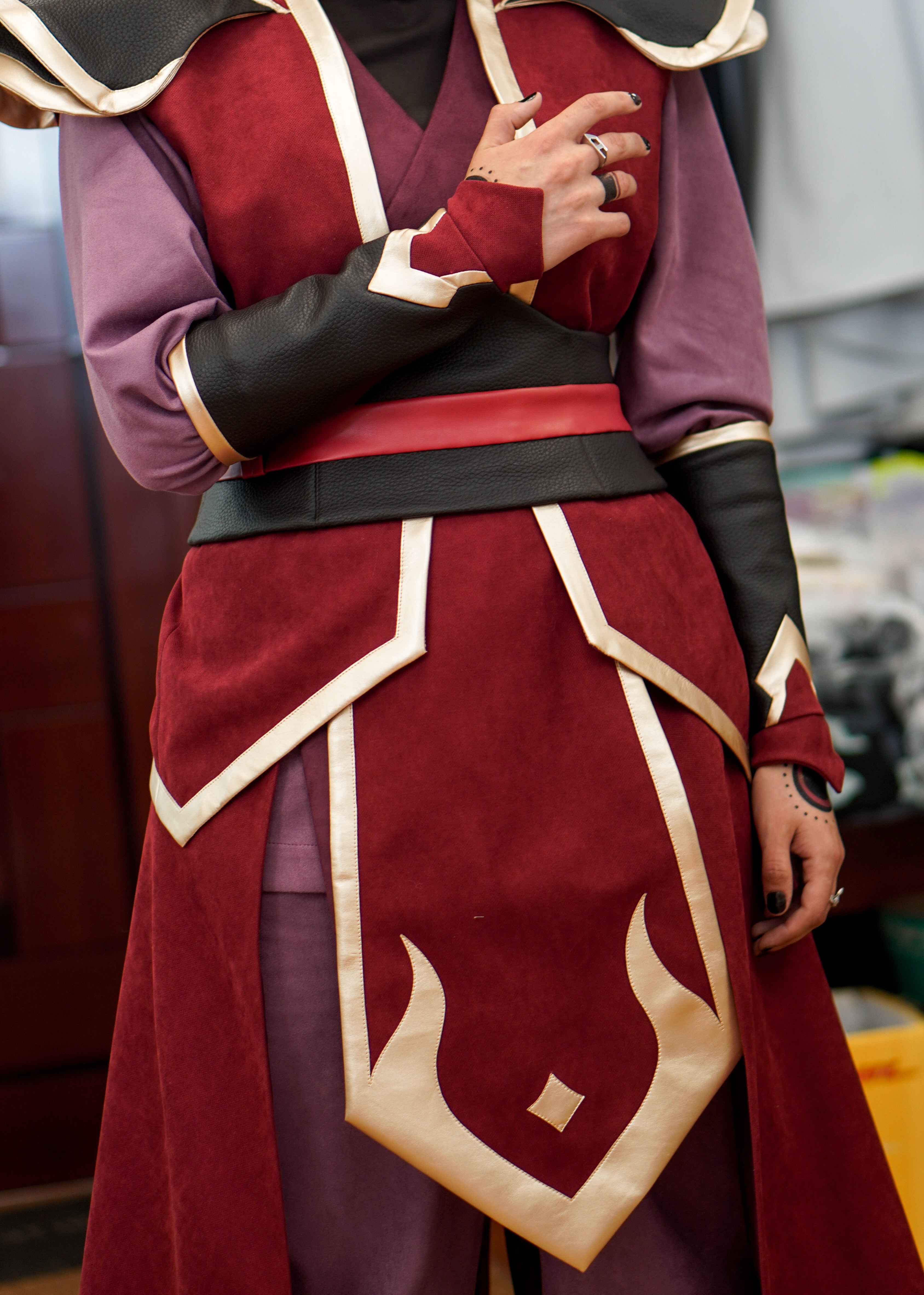Zuko Fire Lord Avatar Aang the Last Airbender Cosplay Costume - Custom Made