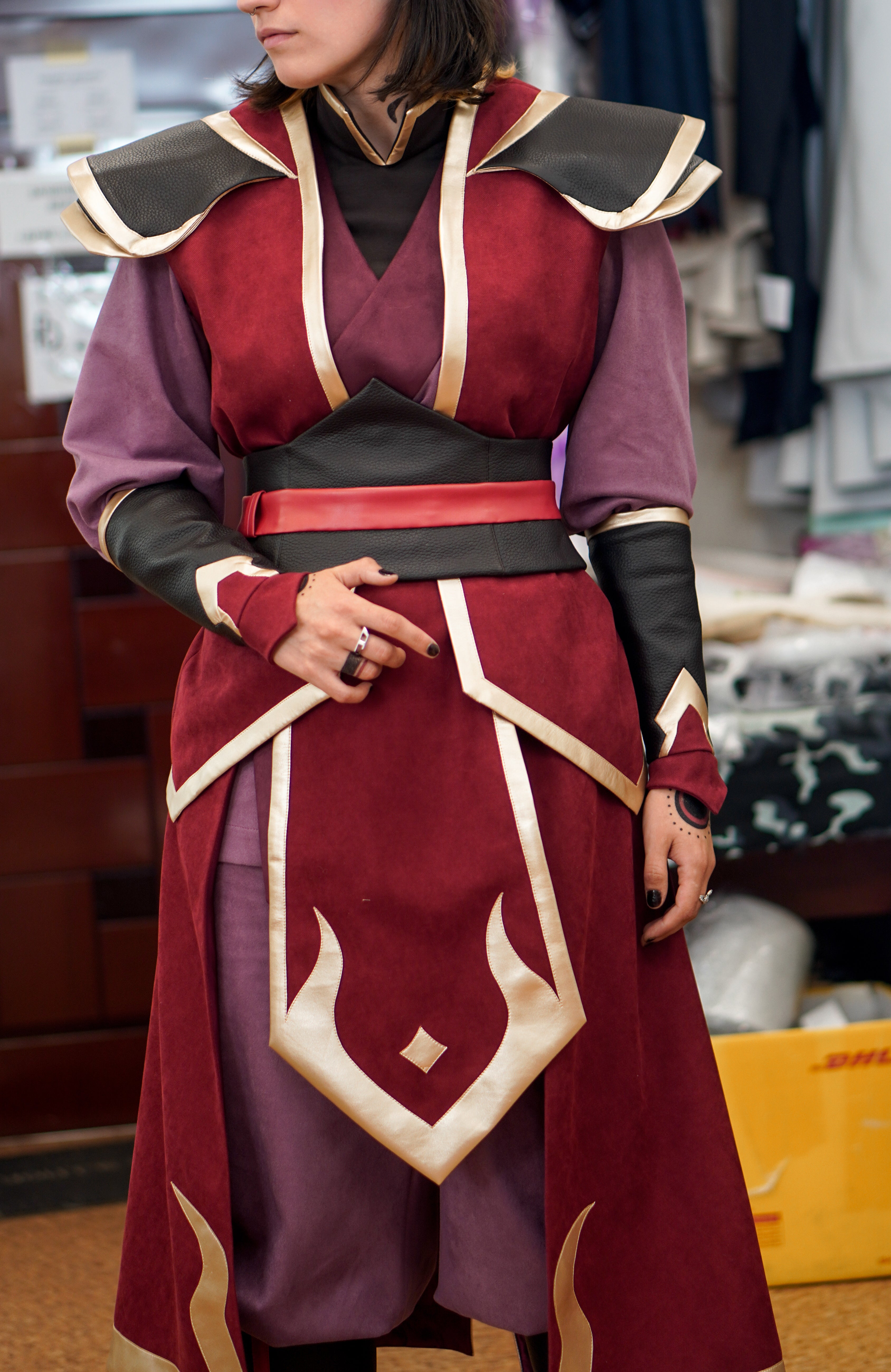 Zuko Fire Lord Avatar Aang the Last Airbender Cosplay Costume - Custom Made