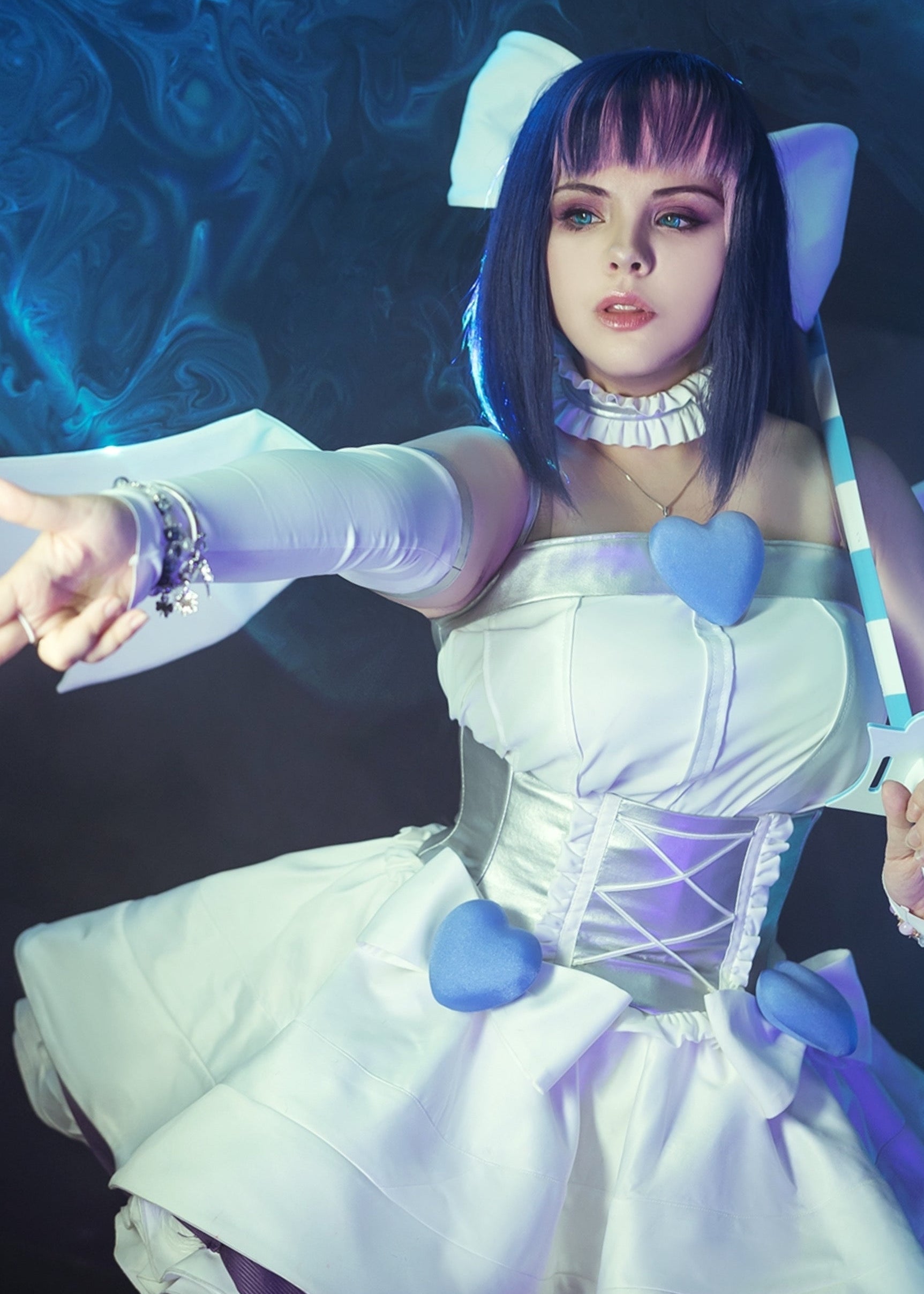 Panty & Stocking with Garterbelt (Stocking) Cosplay Costume - Custom Made