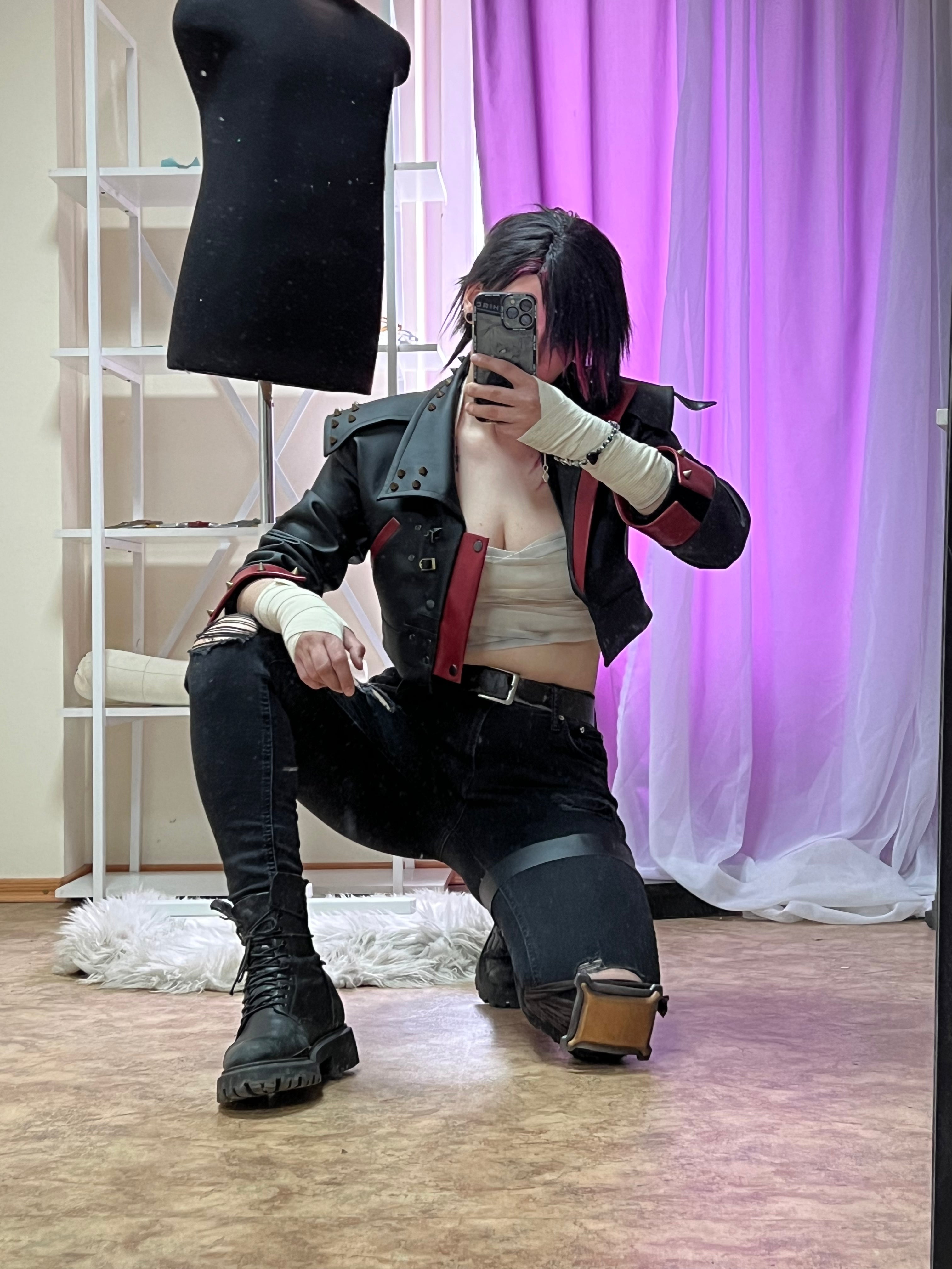 Pit Fighter Emo Vi Black Jacket Arcane 2 - Custom Made
