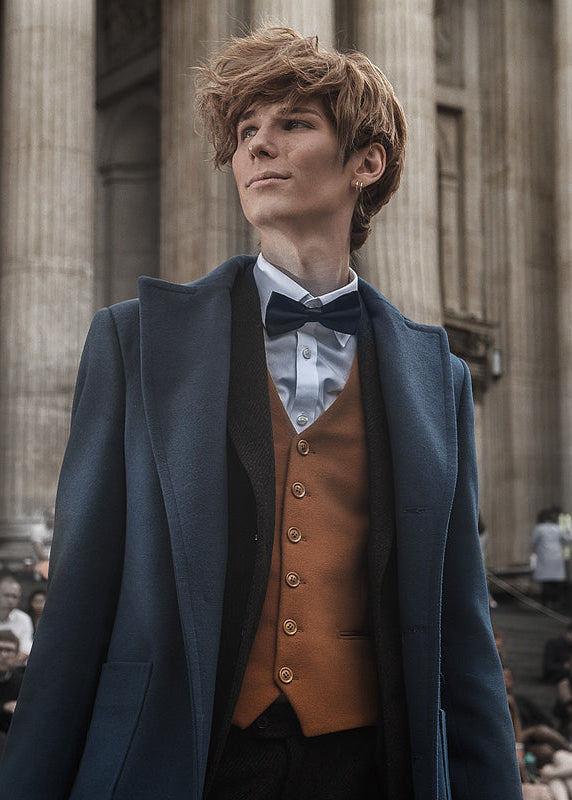 Harry Potter Newton Scamander Cosplay Costume - In Stock