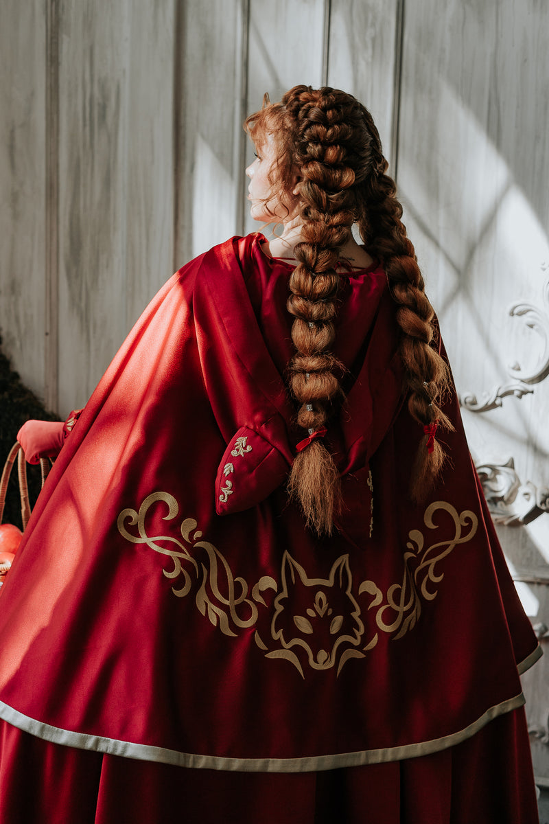 Red Riding Hood Fantasy Cosplay Renfaire Costume Full Build - Custom Made M / Without the petticoat Red Riding Hood Fantasy Cosplay Renfaire Costume Full Build - Custom Made M / Without the petticoat