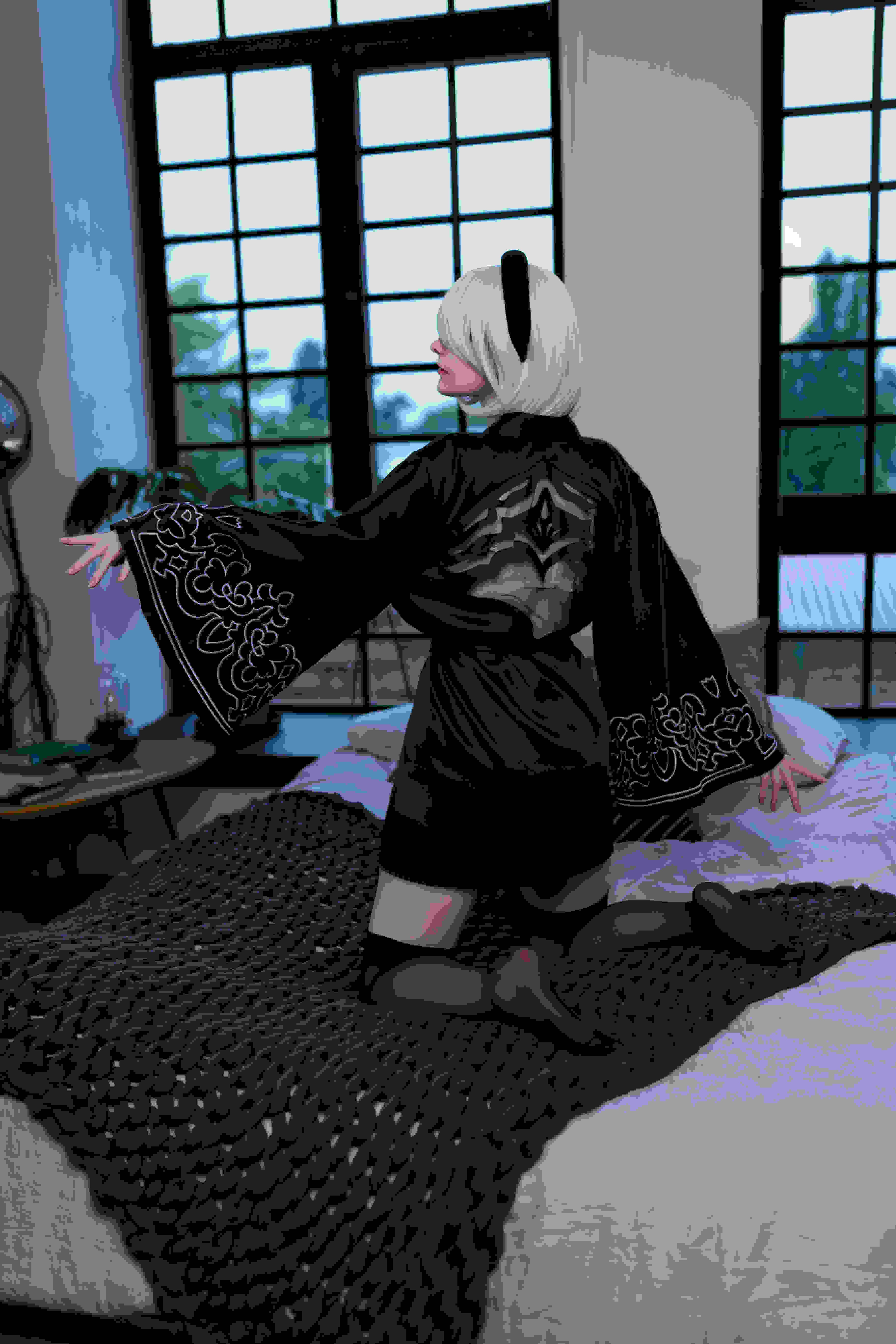 2B Robe Cosplay Costume