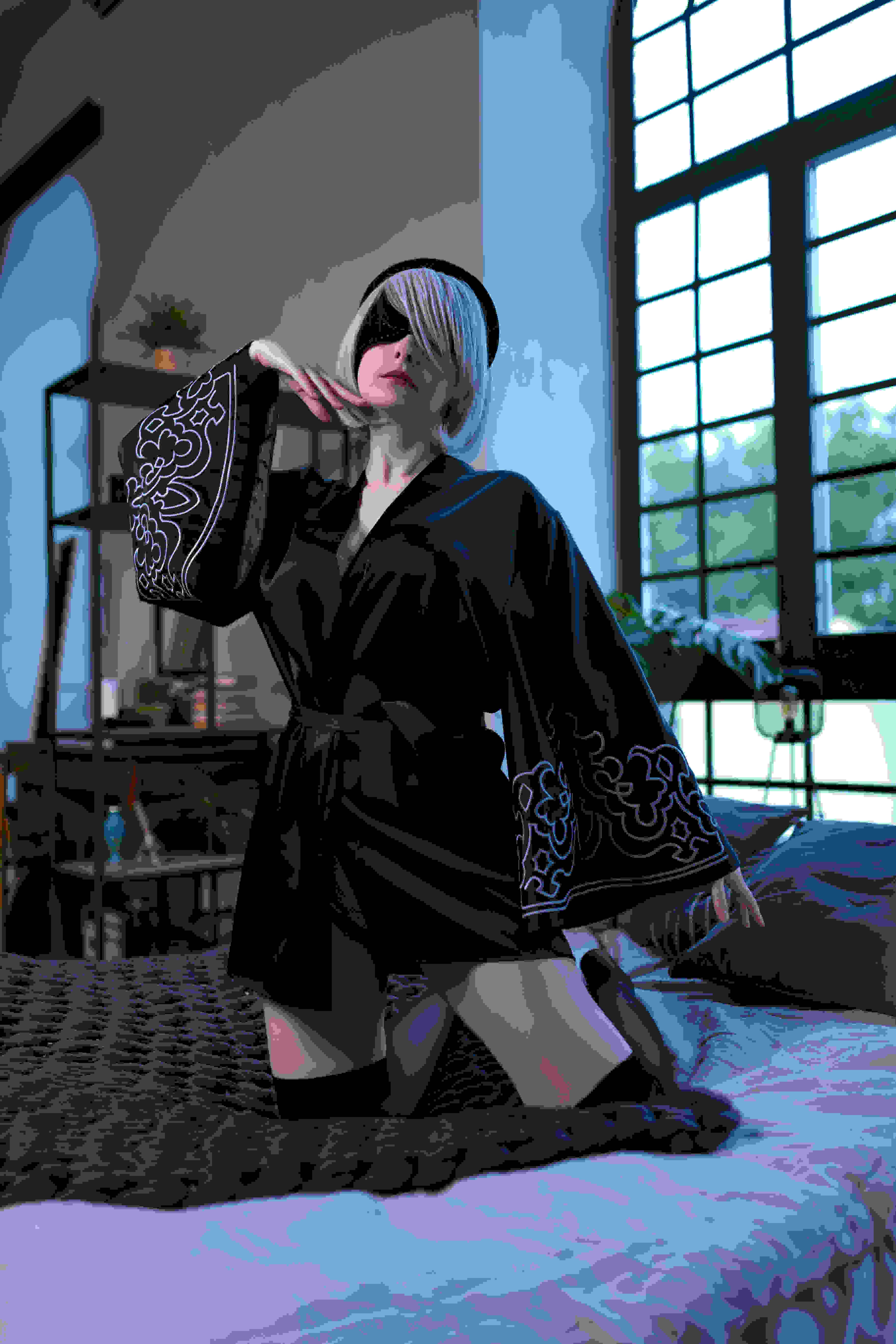 2B Robe Cosplay Costume