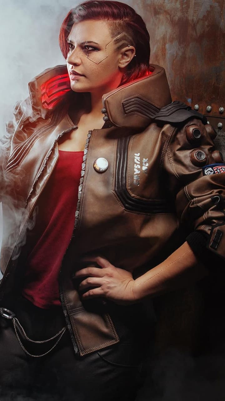 Cyberpunk 2077 V Cosplay Jacket with LED - Custom Made
