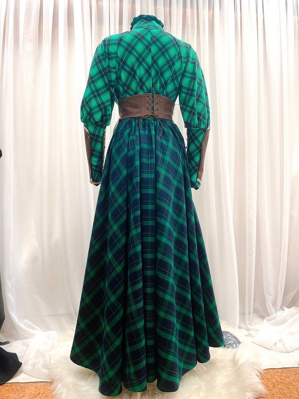 Green Fantasy Warrior Princess Costume Cosplay - Custom Made