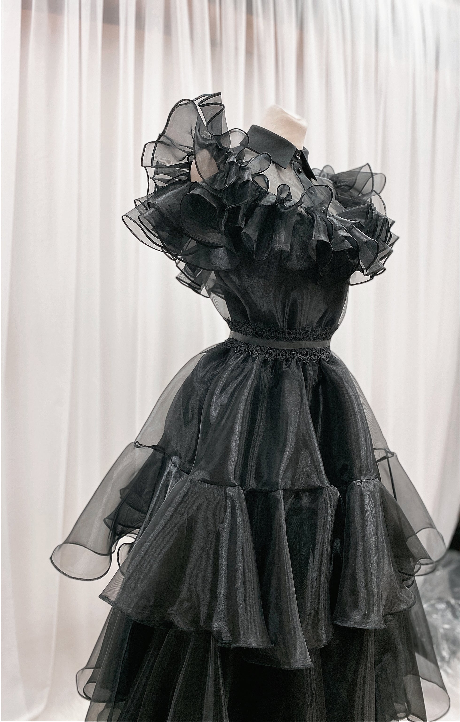 Wednesday Halloween Gothic Dress - Made to Order