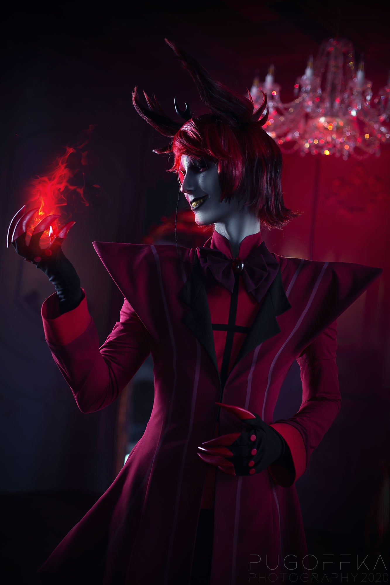 Hazbin Hotel Alastor Radio Demon Cosplay Costume - Custom Made/In Stock