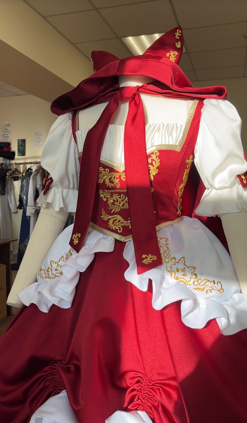 Red Riding Hood Fantasy Cosplay Renfaire Costume Full Build - Custom Made