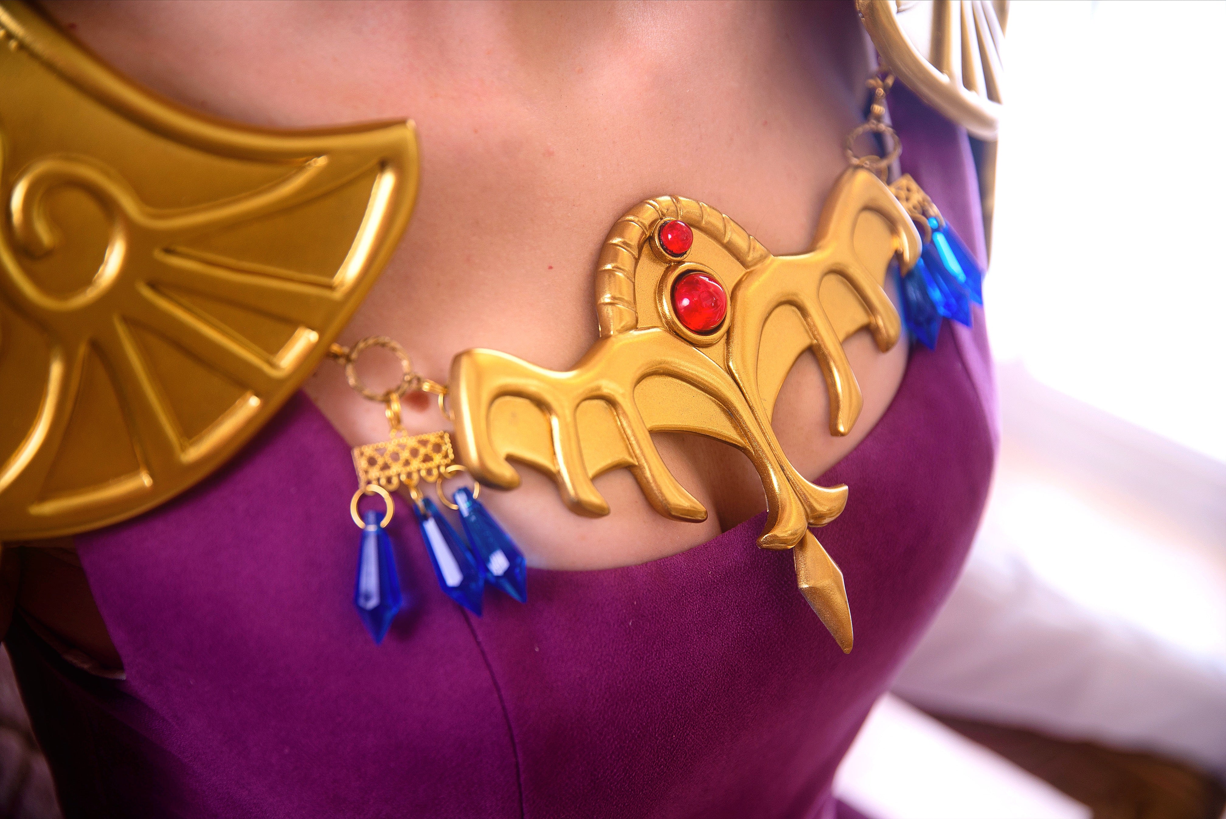 Golden Elven Warrior Princess Fantasy Cosplay Accessories - Custom Made