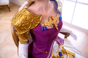 Golden Elven Warrior Princess Fantasy Cosplay Accessories - Custom Made