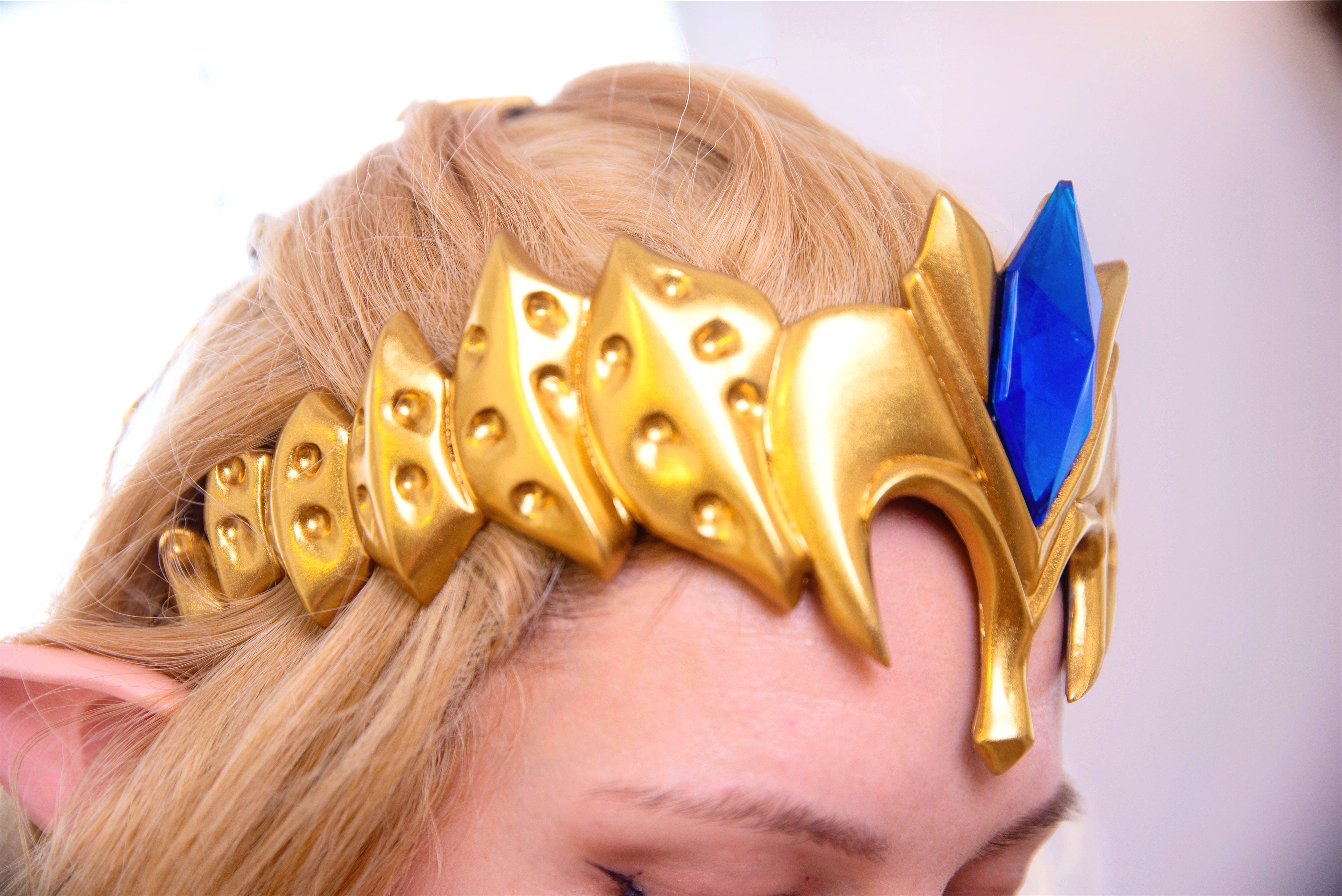 Golden Elven Warrior Princess Fantasy Cosplay Accessories - Custom Made