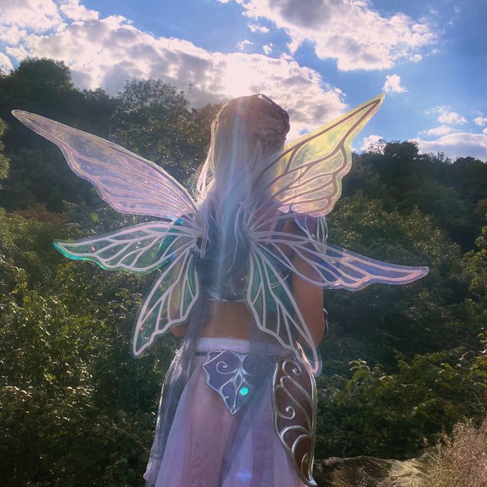 Fairy Armor Lilac White Wings - Pre Order