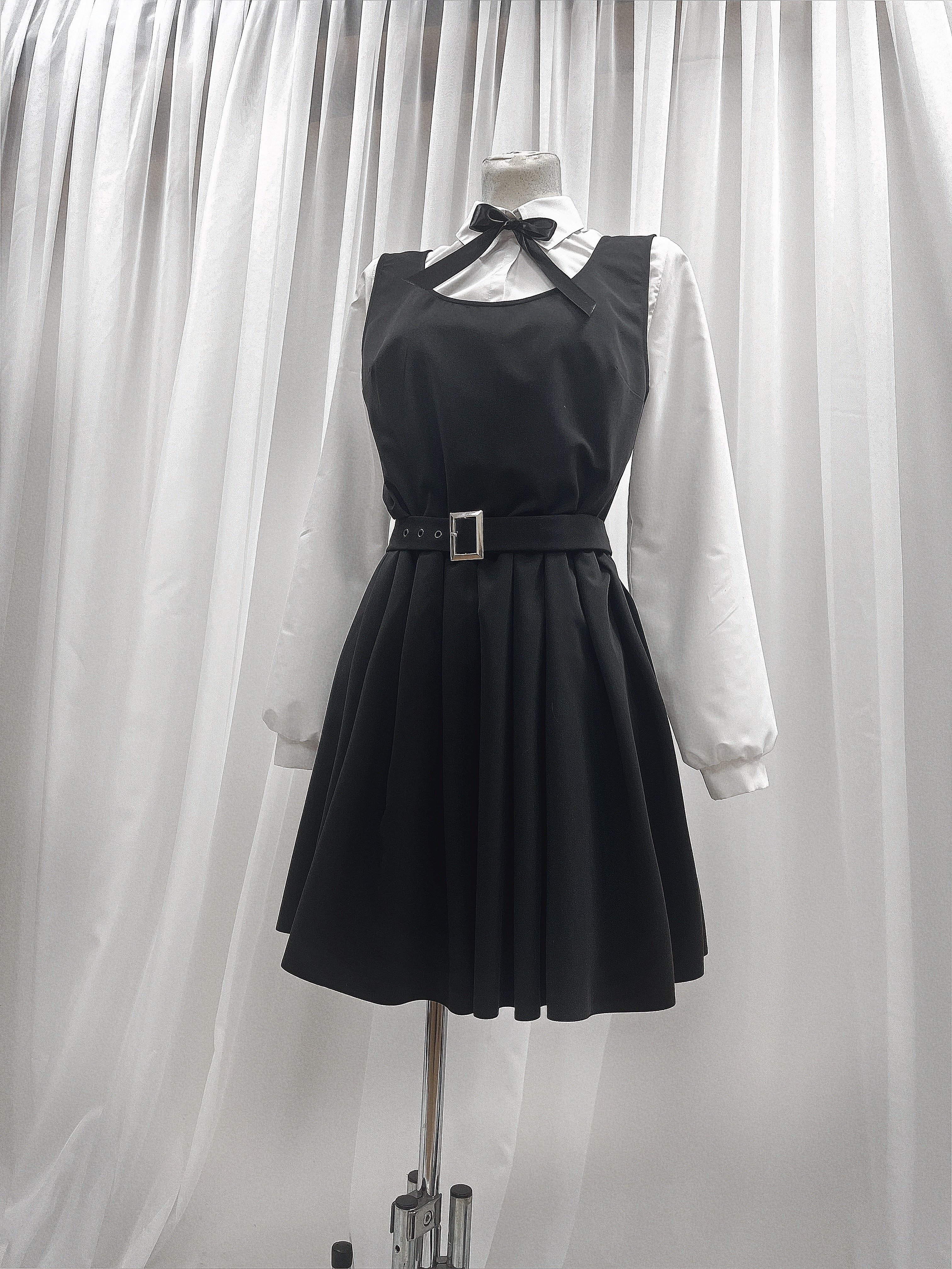 Chainsaw Man 2 - Asa Mitaka / Yoru uniform Cosplay Costume Custom Made