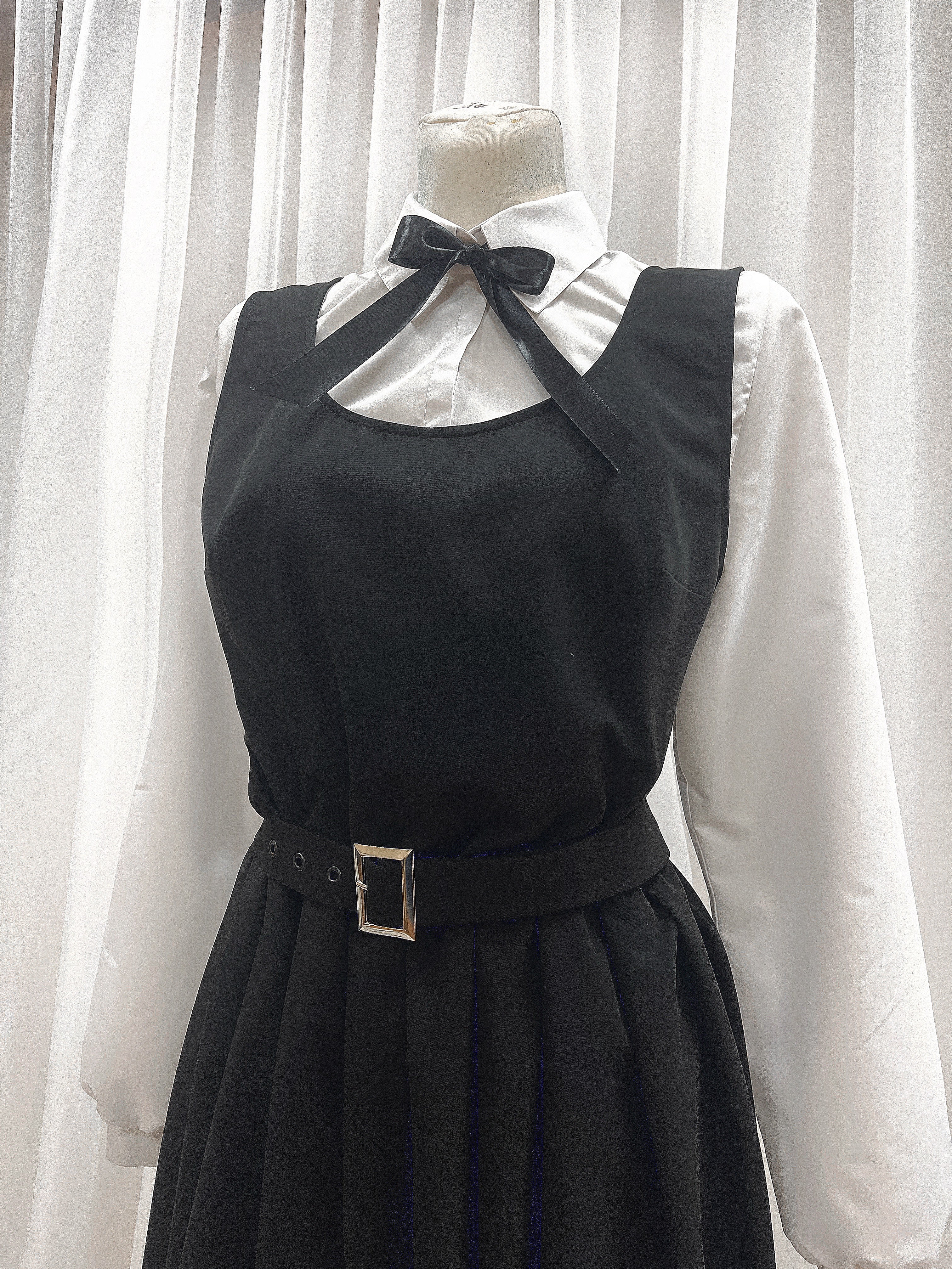 Chainsaw Man 2 - Asa Mitaka / Yoru uniform Cosplay Costume Custom Made