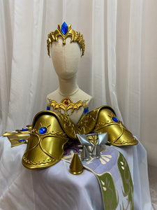 Golden Elven Warrior Princess Fantasy Cosplay Accessories - Custom Made