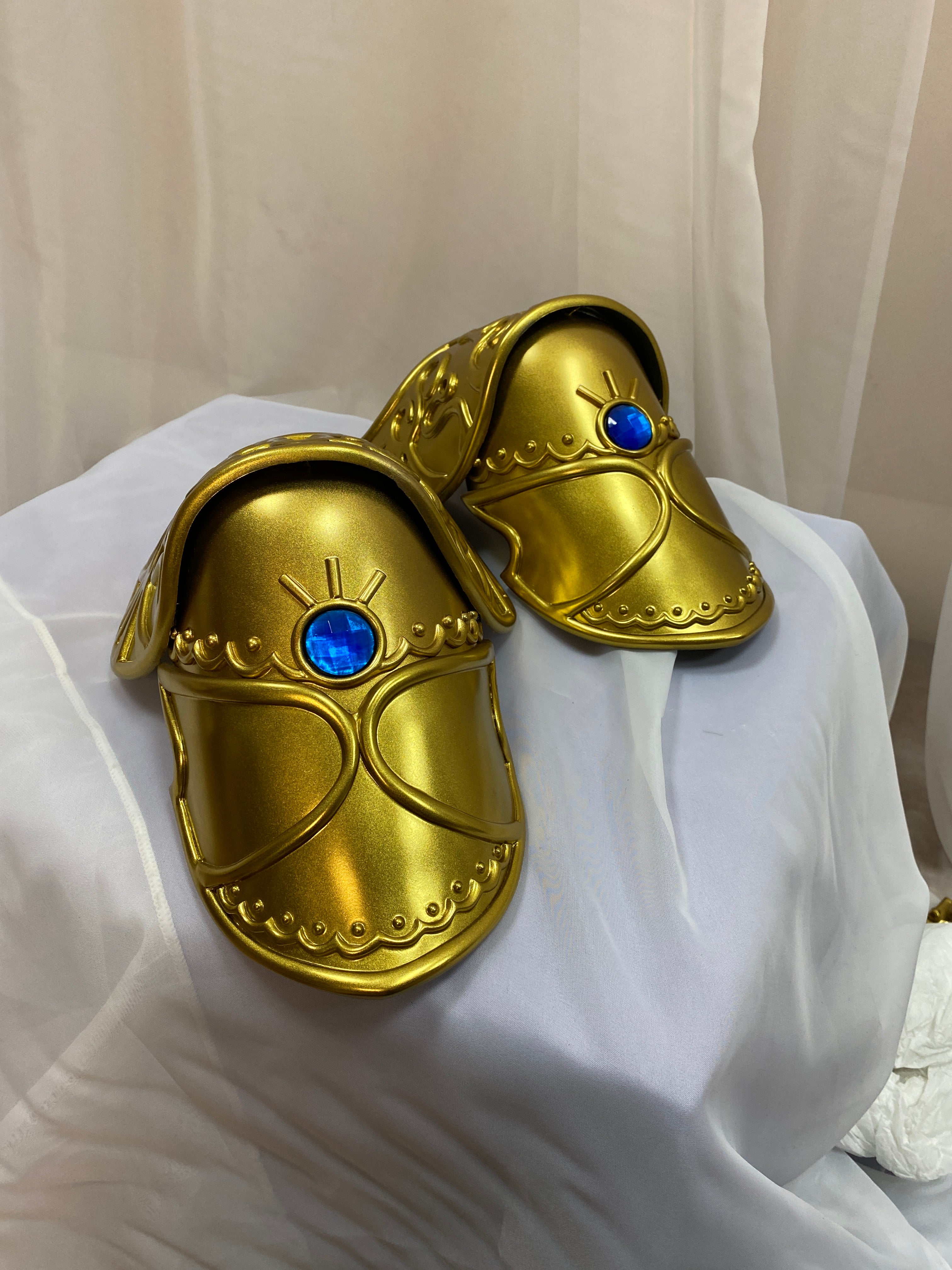 Golden Elven Warrior Princess Fantasy Cosplay Accessories - Custom Made