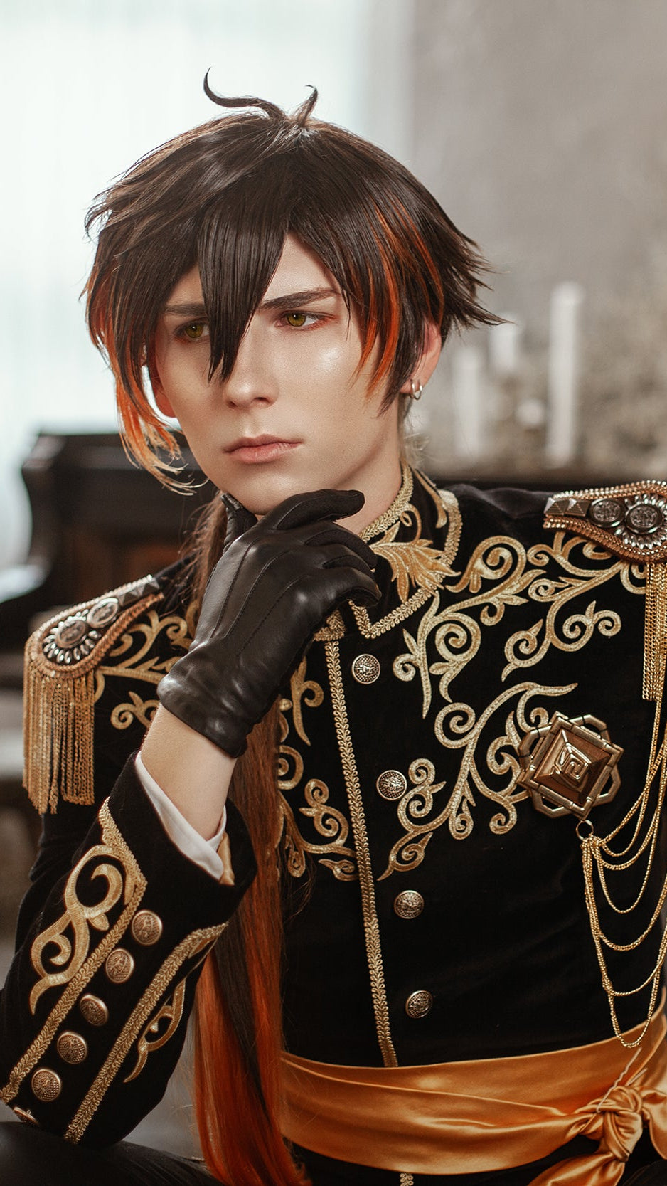 Genshin Impact Zhongli Officer Costume - In Stock