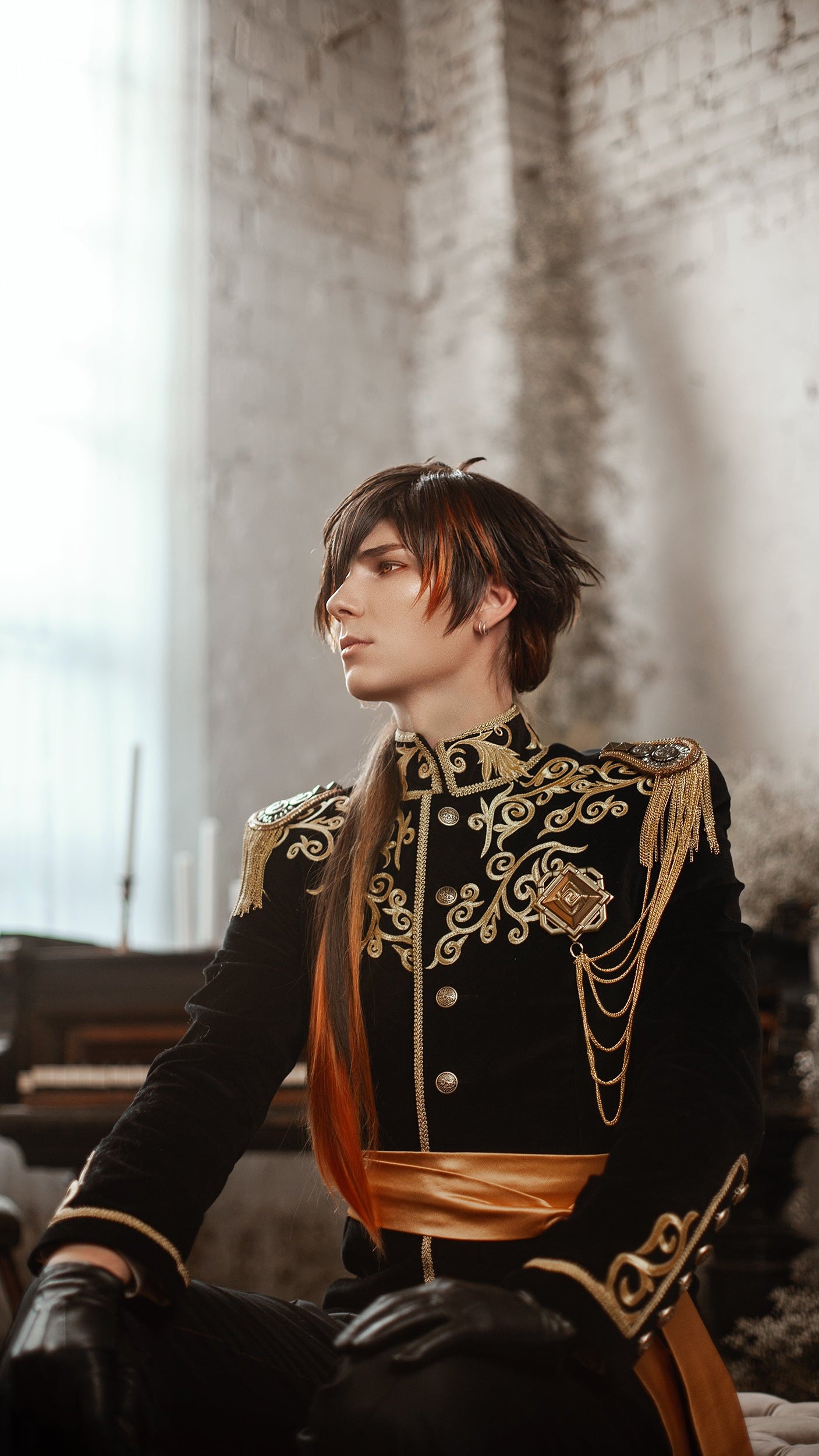 Genshin Impact Zhongli Officer Costume - In Stock