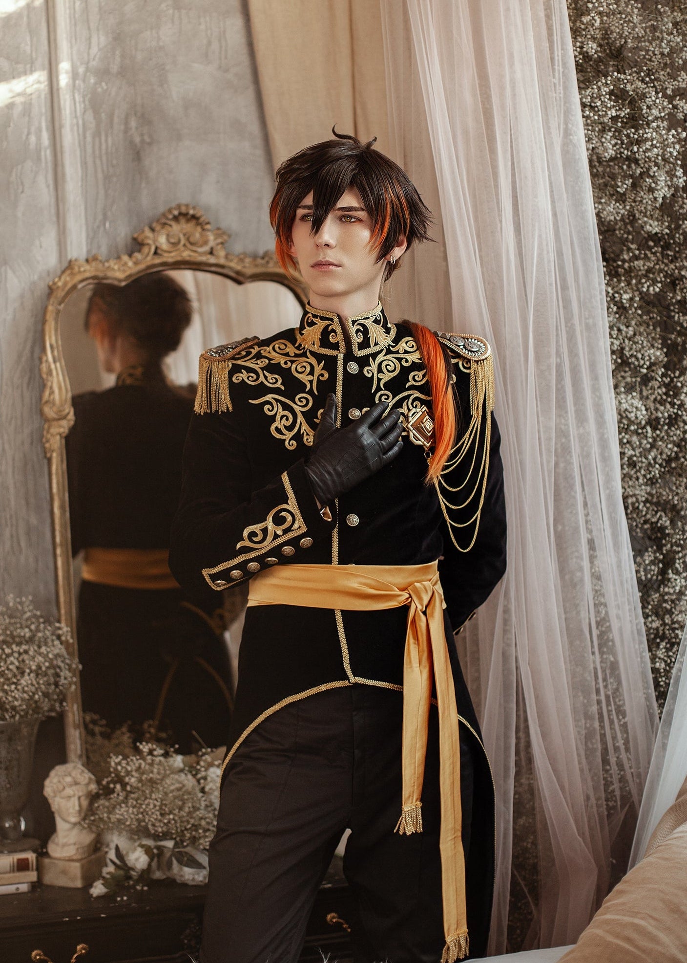 Genshin Impact Zhongli Officer Costume - In Stock