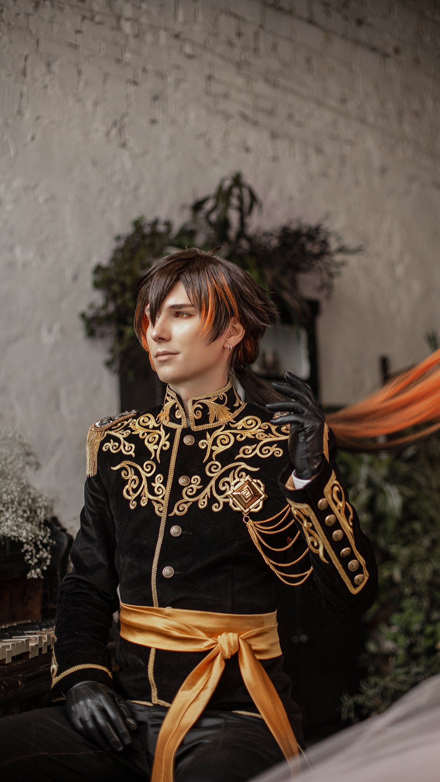 Genshin Impact Zhongli Officer Costume - In Stock