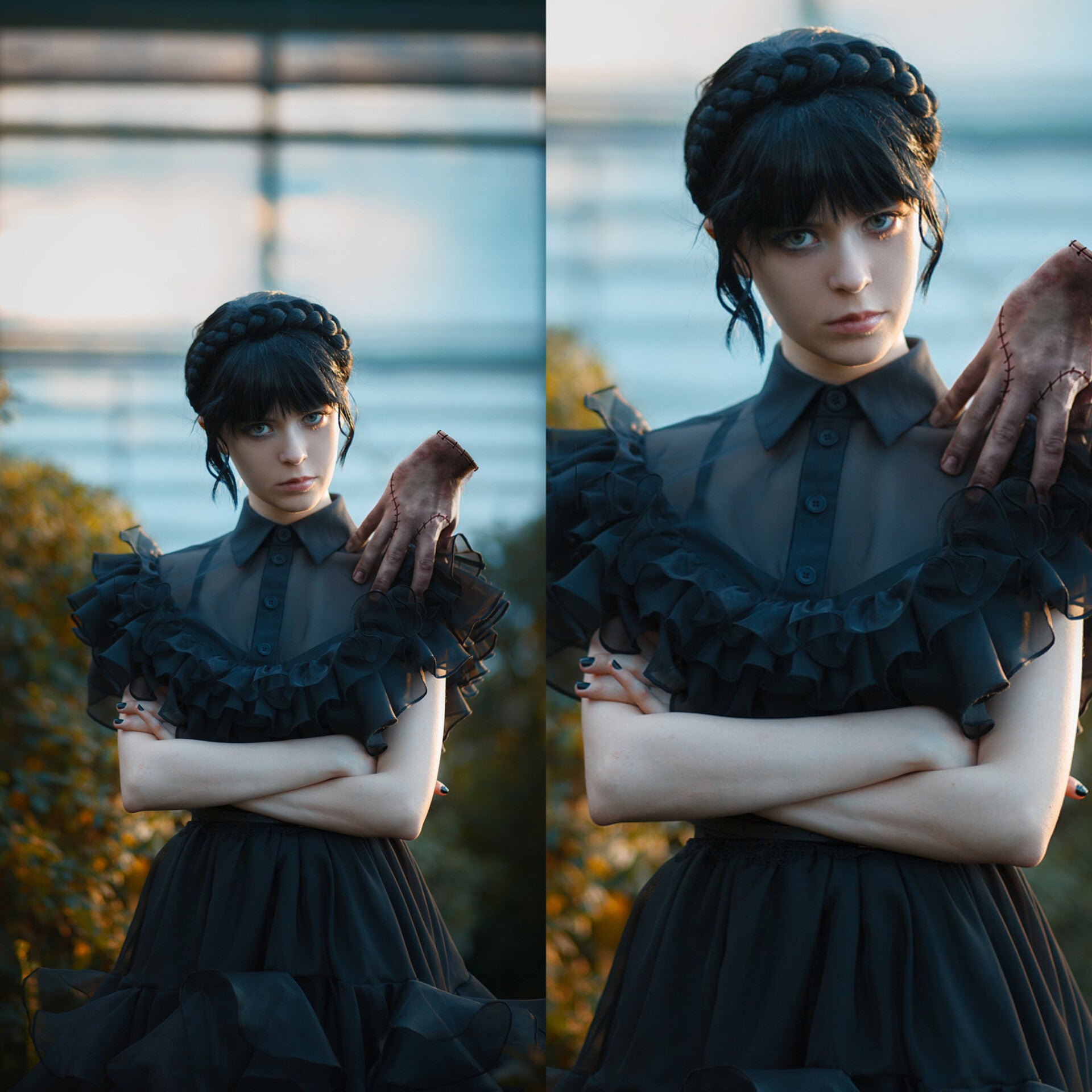 Wednesday Halloween Gothic Dress - Made to Order
