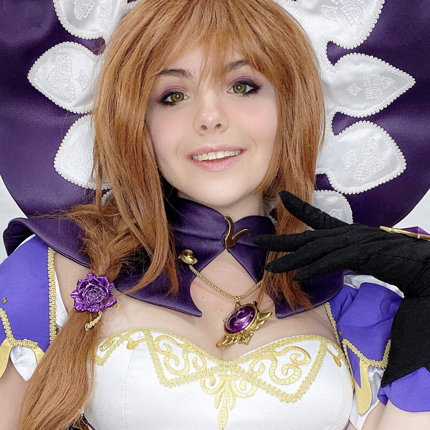 Genshin Impact Lisa Minci Cosplay Costume - Custom Made Fan Made Merchandice