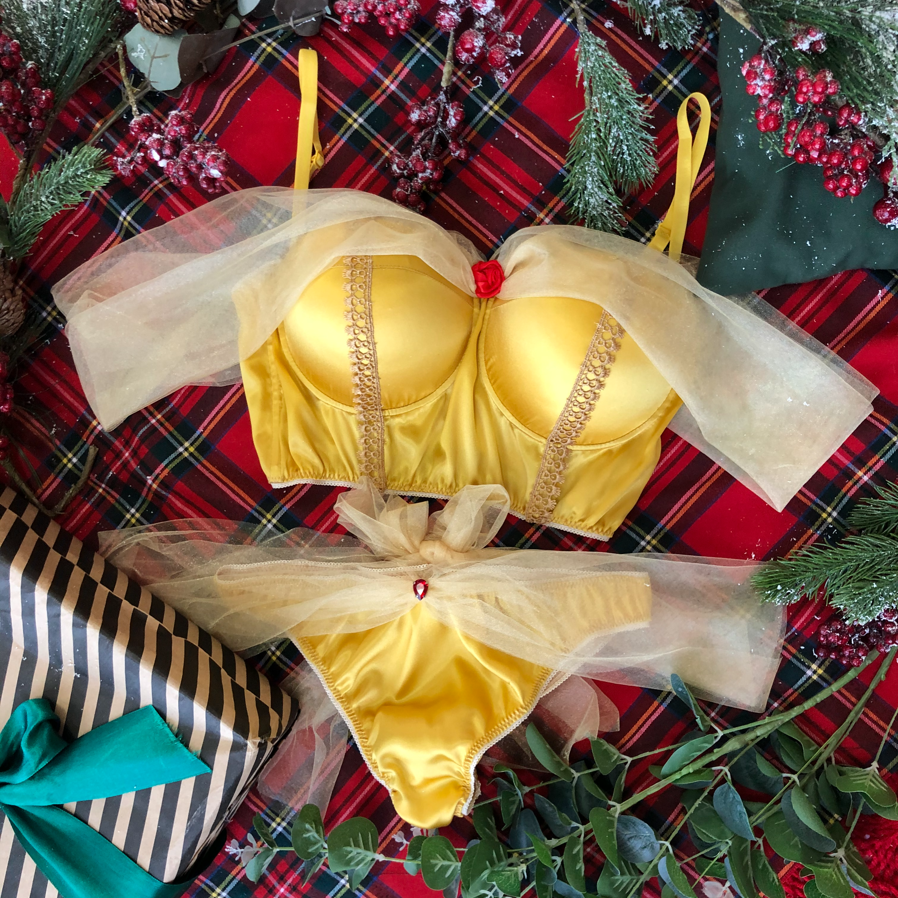 Belle Cosplay Lingerie - Custom Made