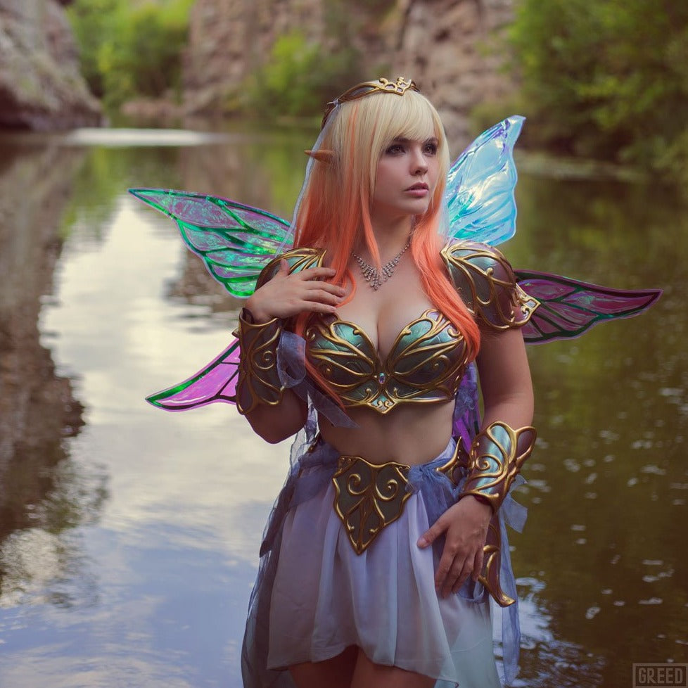 Fairy Armor Golden Green Set Limited Edition - Custom Made