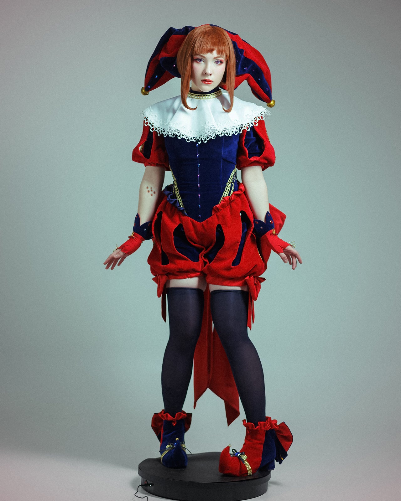 Digital Circus Jester Fantasy Pomni Cosplay Costume - Custom Made