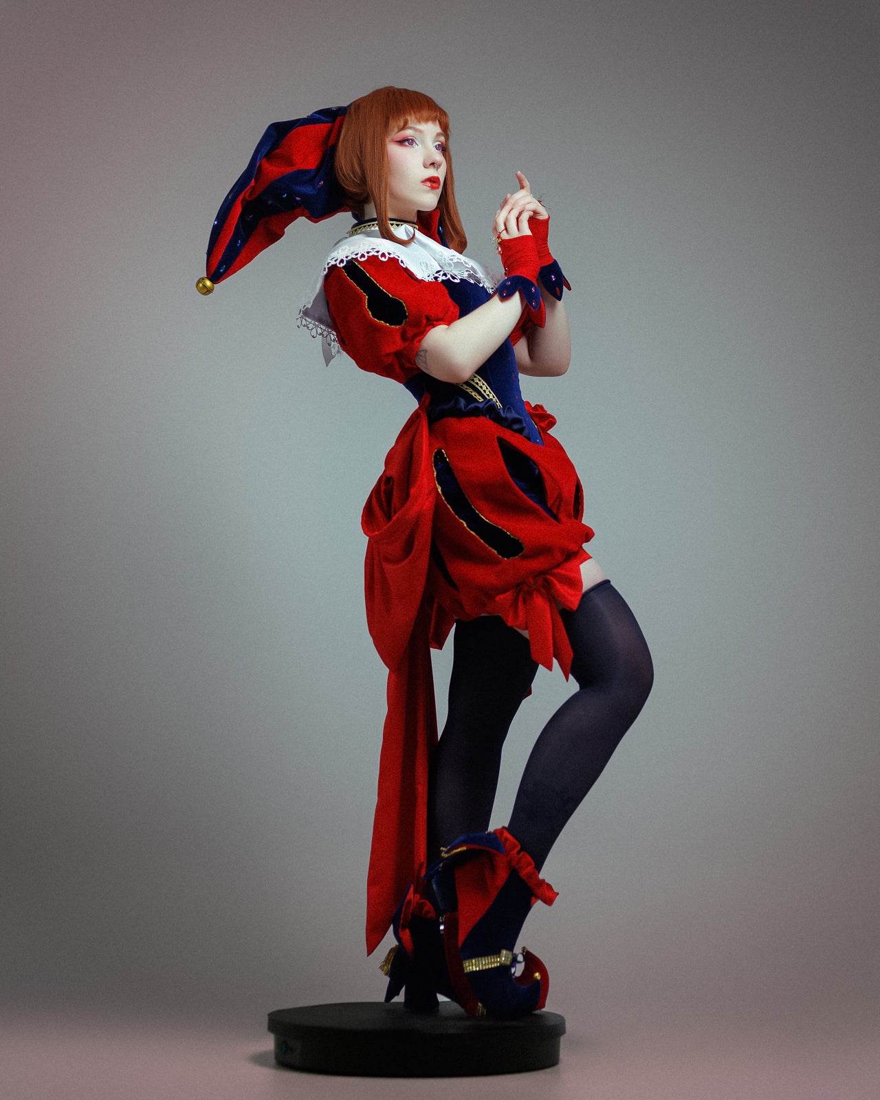Digital Circus Jester Fantasy Pomni Cosplay Costume - Custom Made