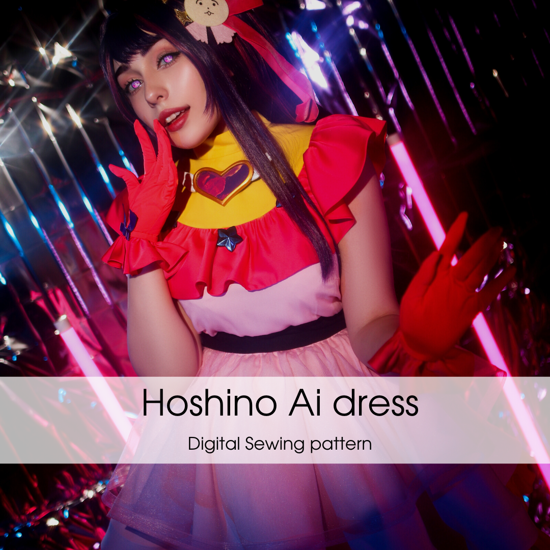 Oshi No Ko Hoshino Ai Cosplay Costume Pattern Set - Digital File