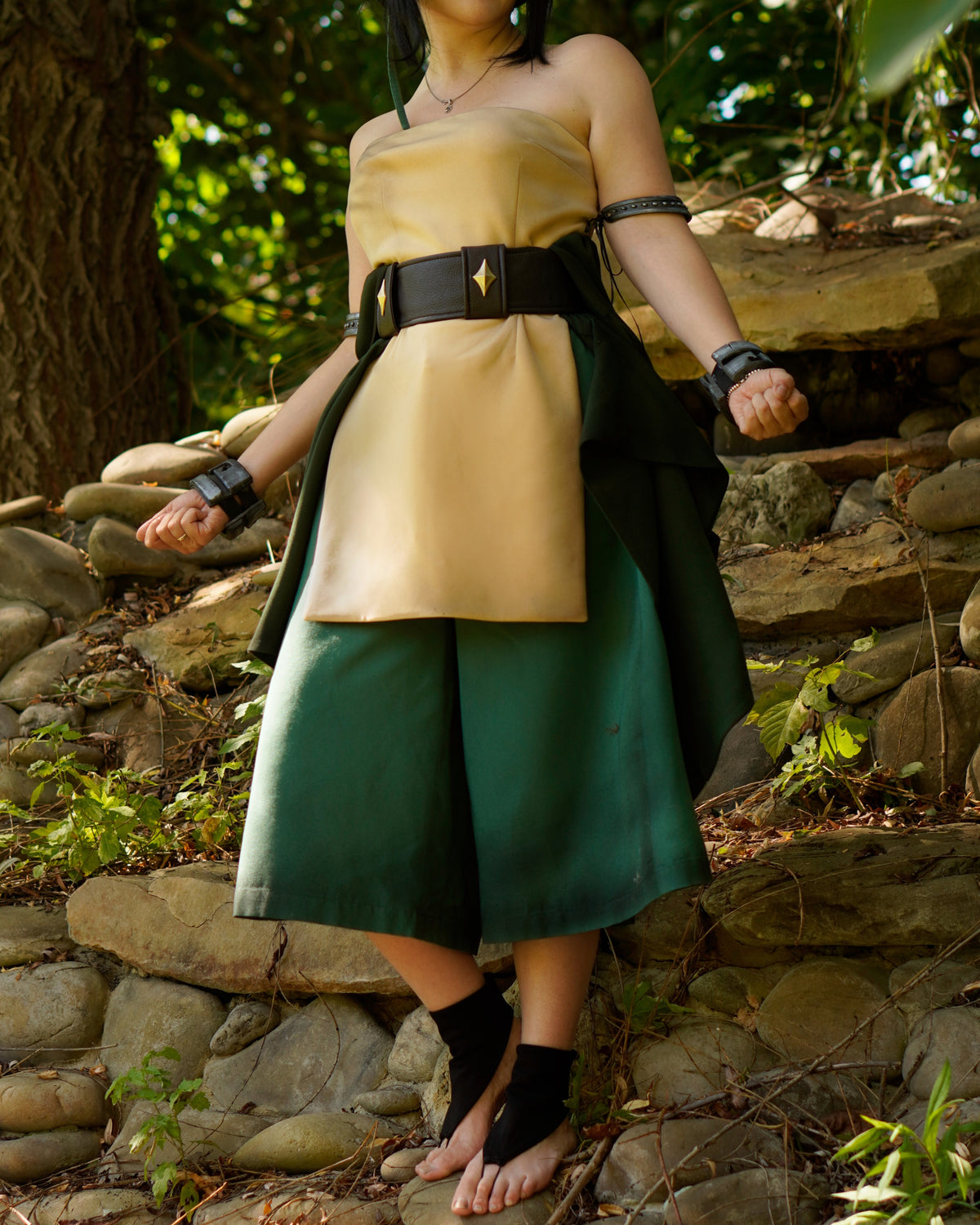 Toph Beifong Avatar Aang the Last Airbender Cosplay Costume - Custom Made