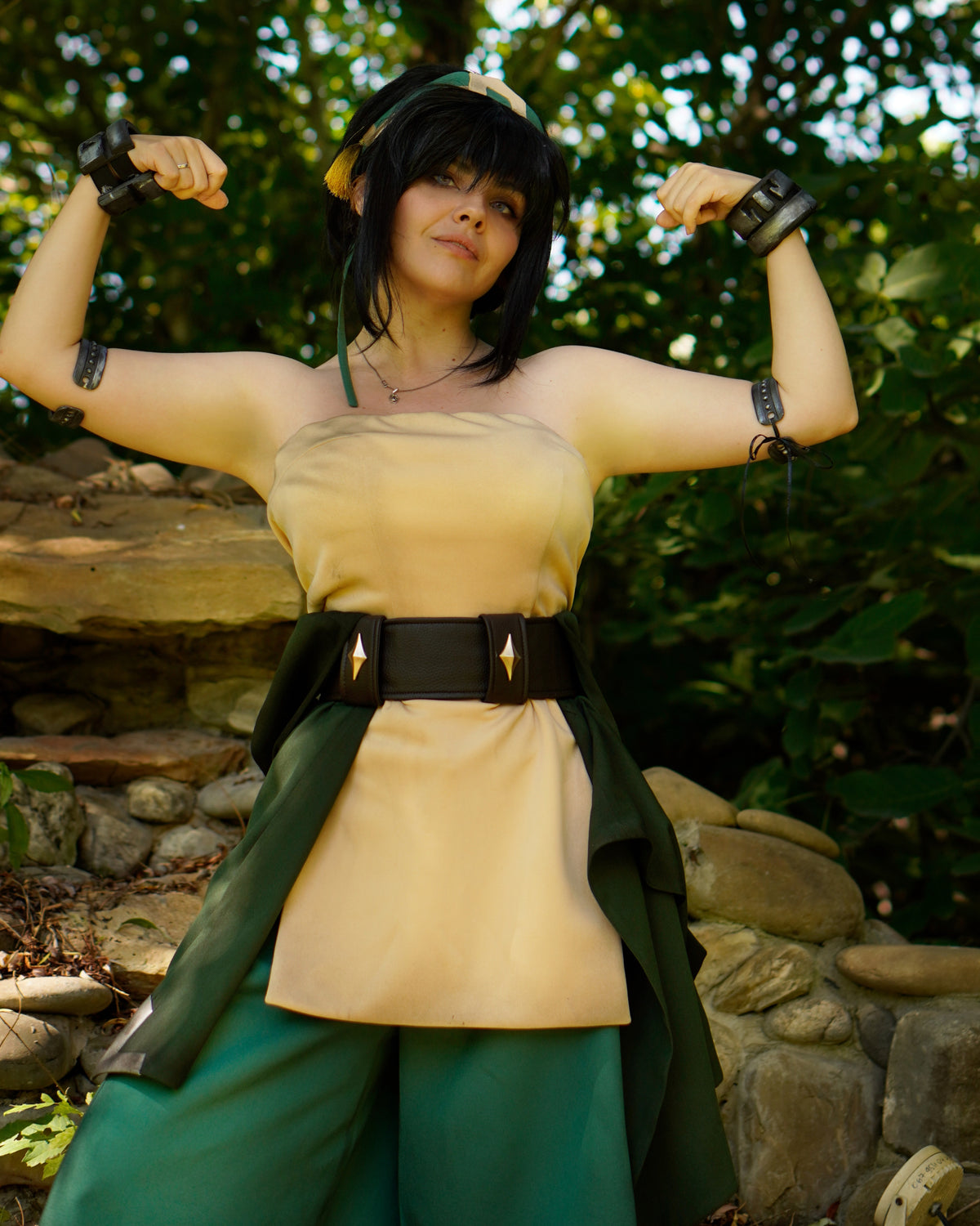 Toph Beifong Avatar Aang the Last Airbender Cosplay Costume - Custom Made
