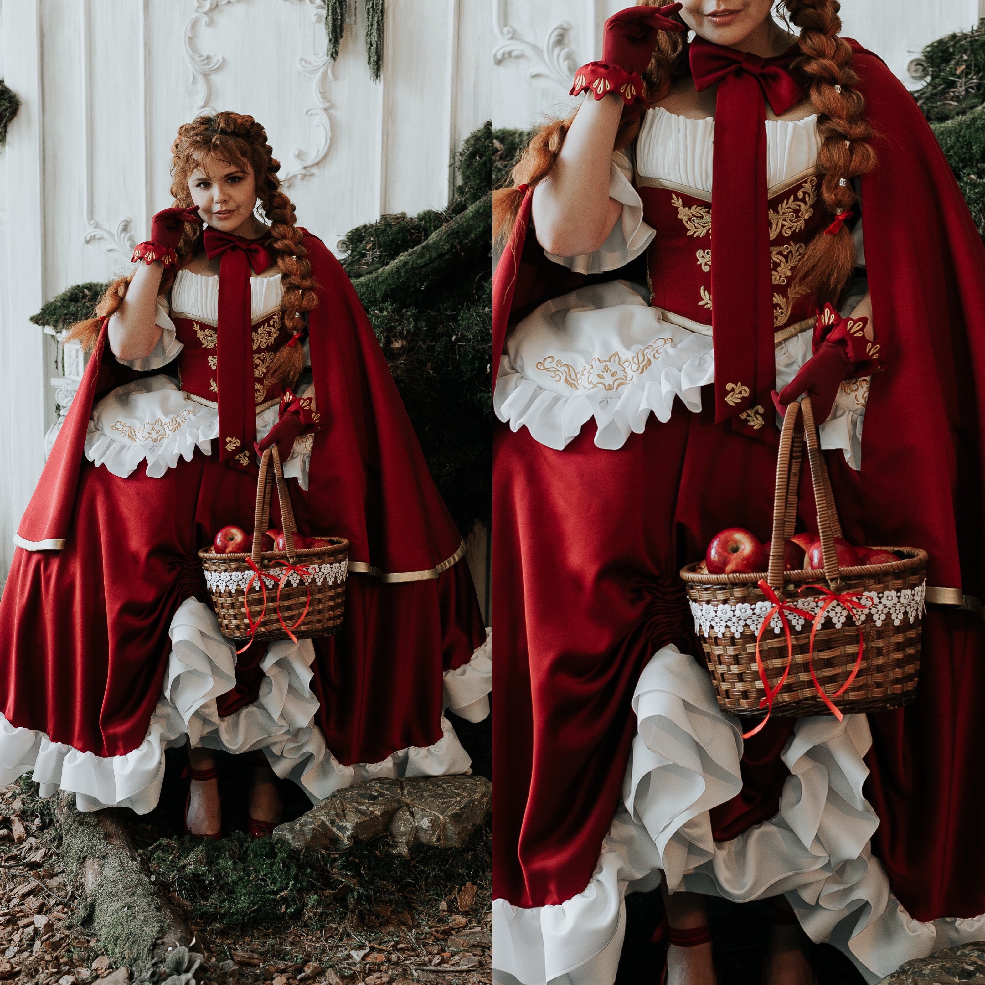 Red Riding Hood Fantasy Cosplay Renfaire Costume Full Build - Custom Made