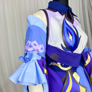 Genshin Impact Keqing Cosplay Costume - In stock